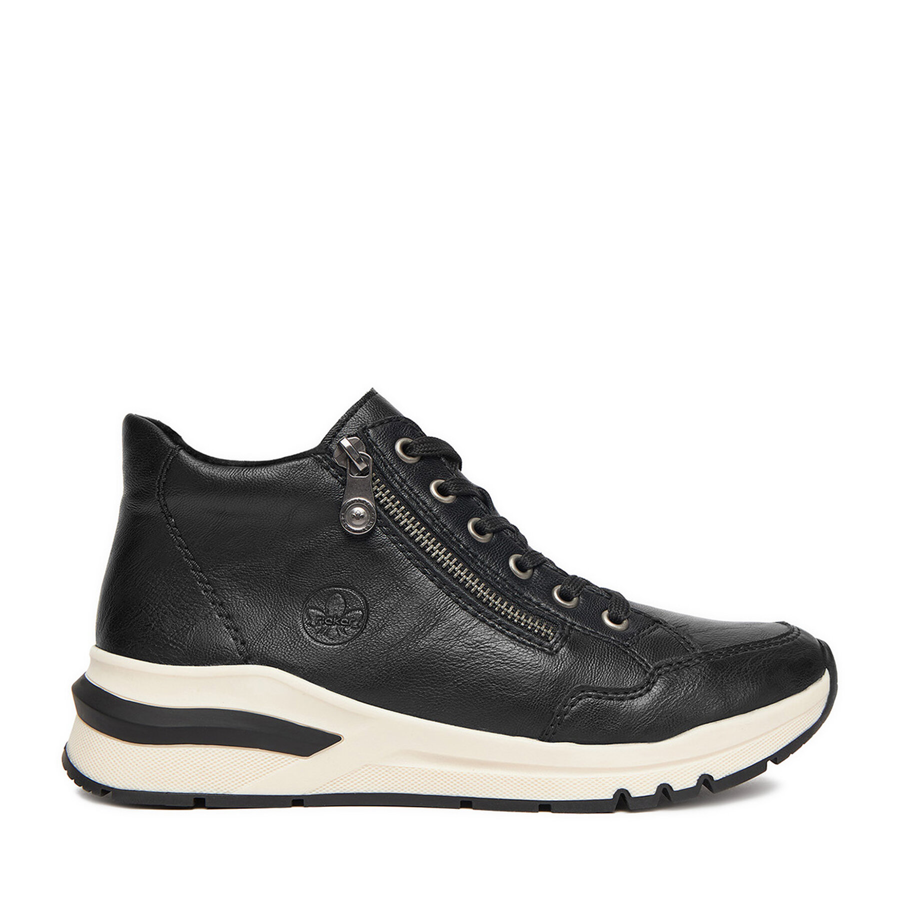 Šnurovacia obuv Rieker CEO-M6644-00 Čierna