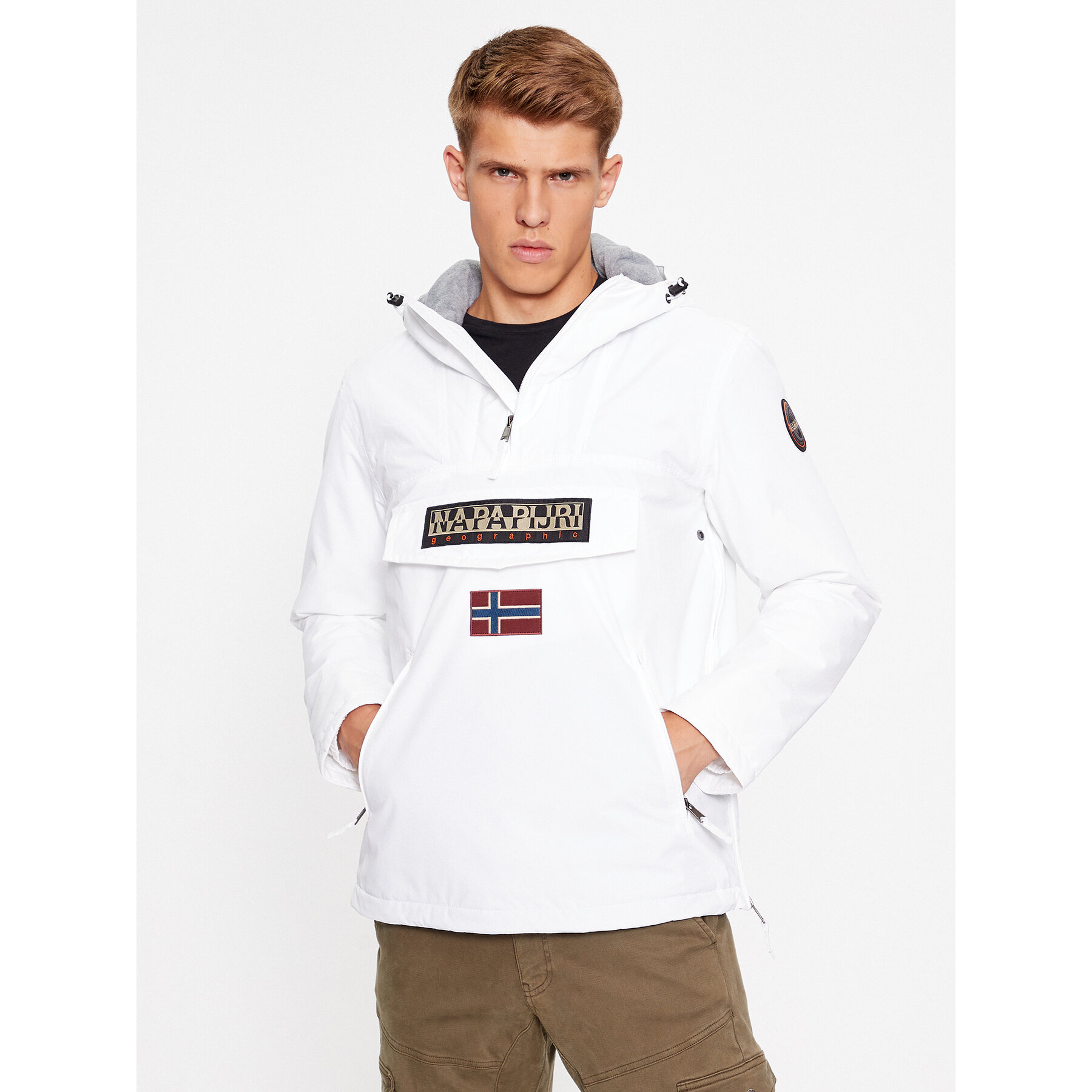 Napapijri Anorak NP0A4GMD Weiß Regular Fit