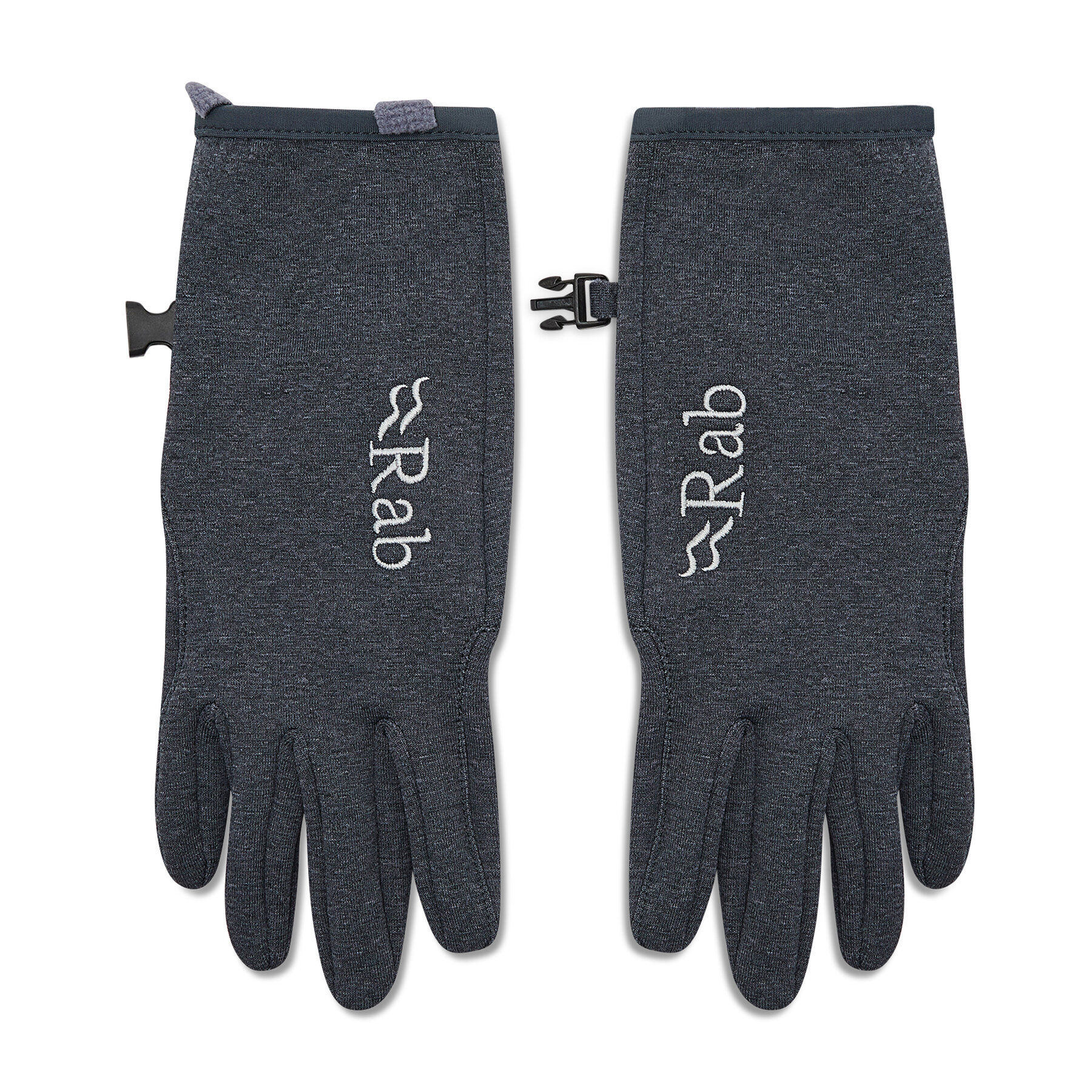 Moške rokavice Rab Geon Gloves QAJ-01-BL-S Black/Steel Marl