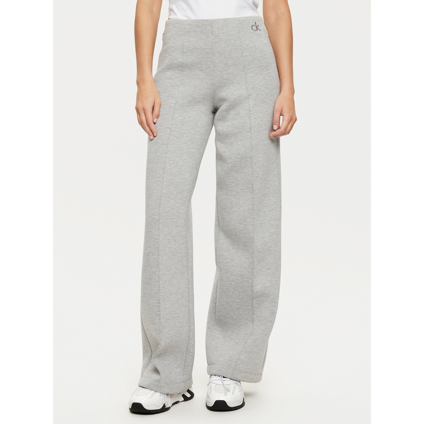 Calvin Klein Stoffhose K20K207947 Grau Relaxed Fit
