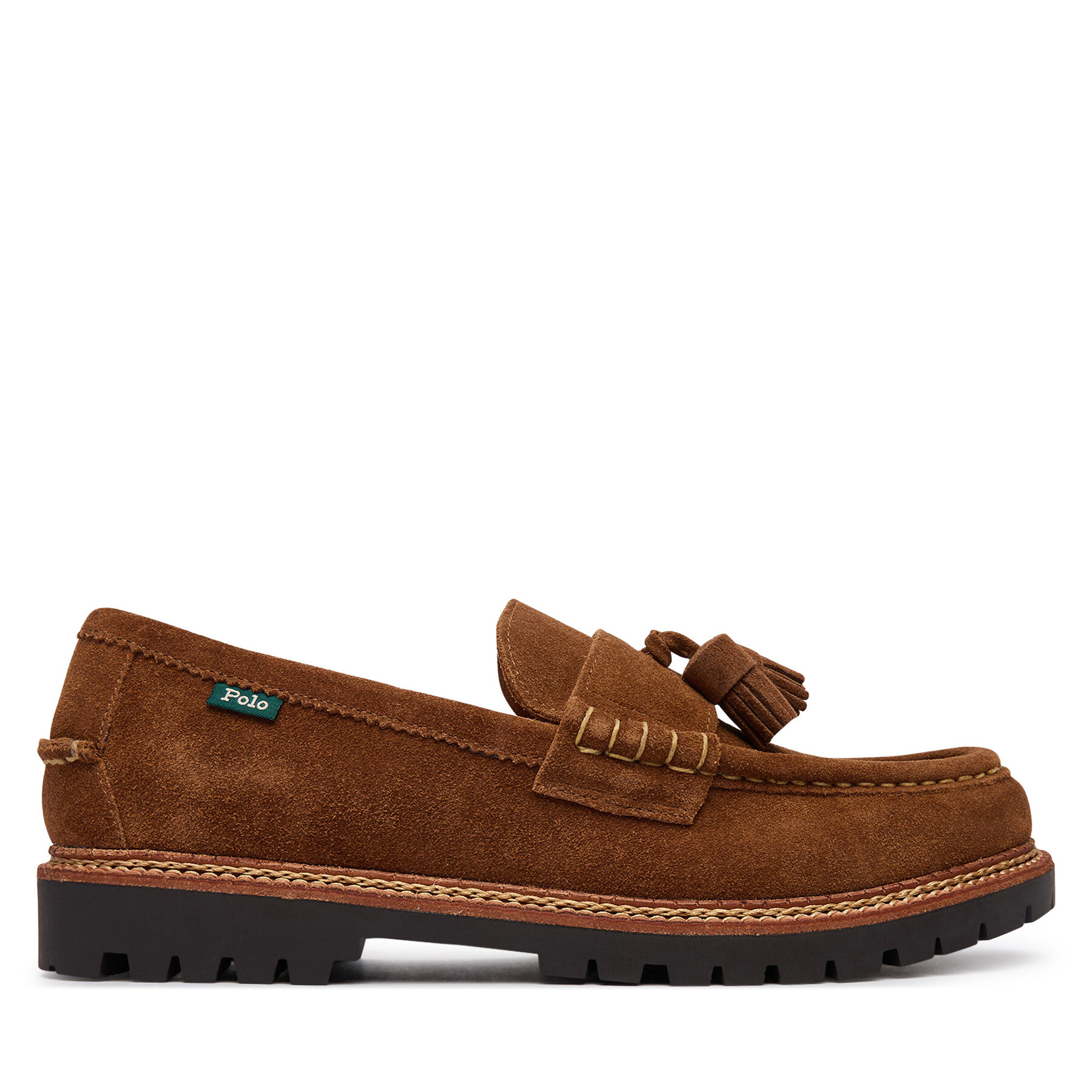 Loaferice Polo Ralph Lauren Jett Tas Penny 803P15862001 Svijetlo smeđa