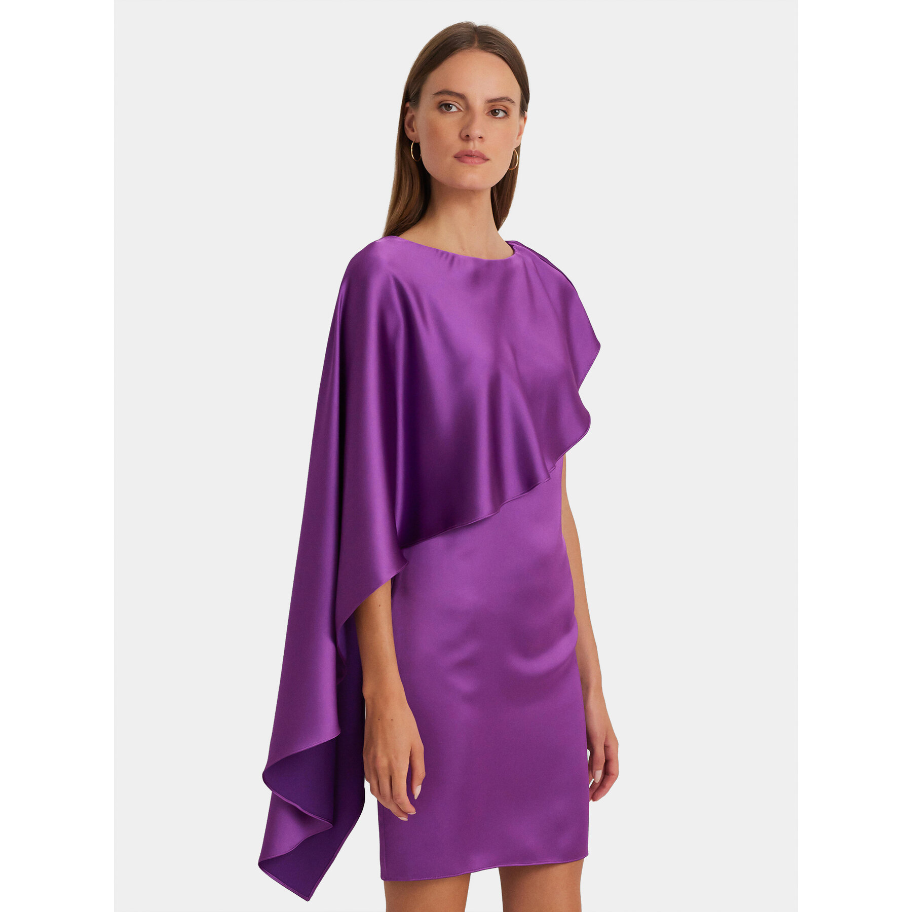 Lauren Ralph Lauren Coctailkleid 253925915001 Violett Regular Fit
