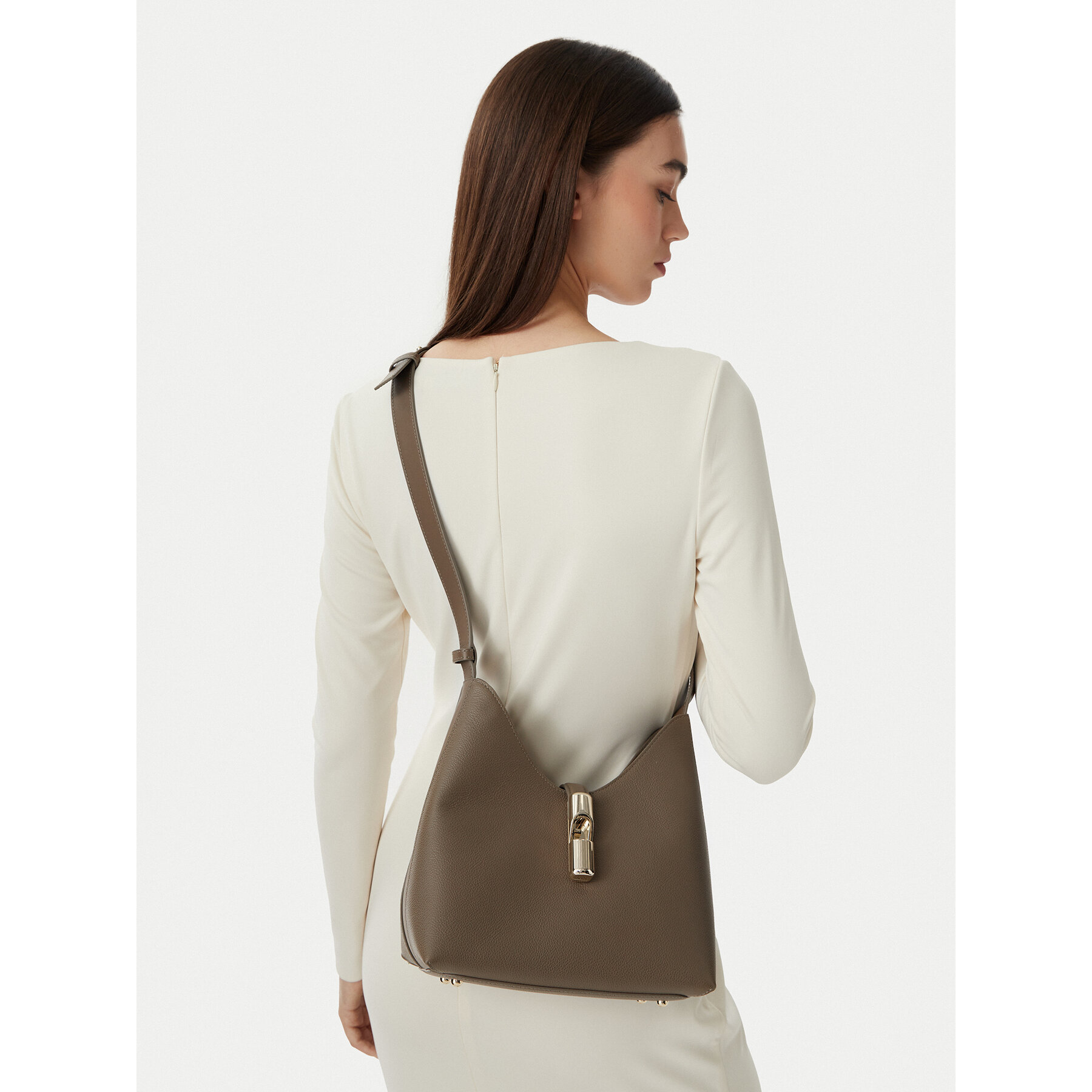 Geantă Furla Goccia S WB01979 BX3353 CN 4903S Gri