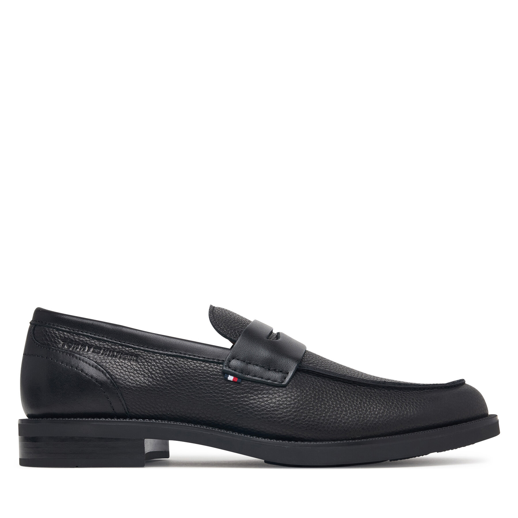 Лоуфъри Tommy Hilfiger Lth Mix Dress Hilfiger Loafer FM0FM06087 Черен
