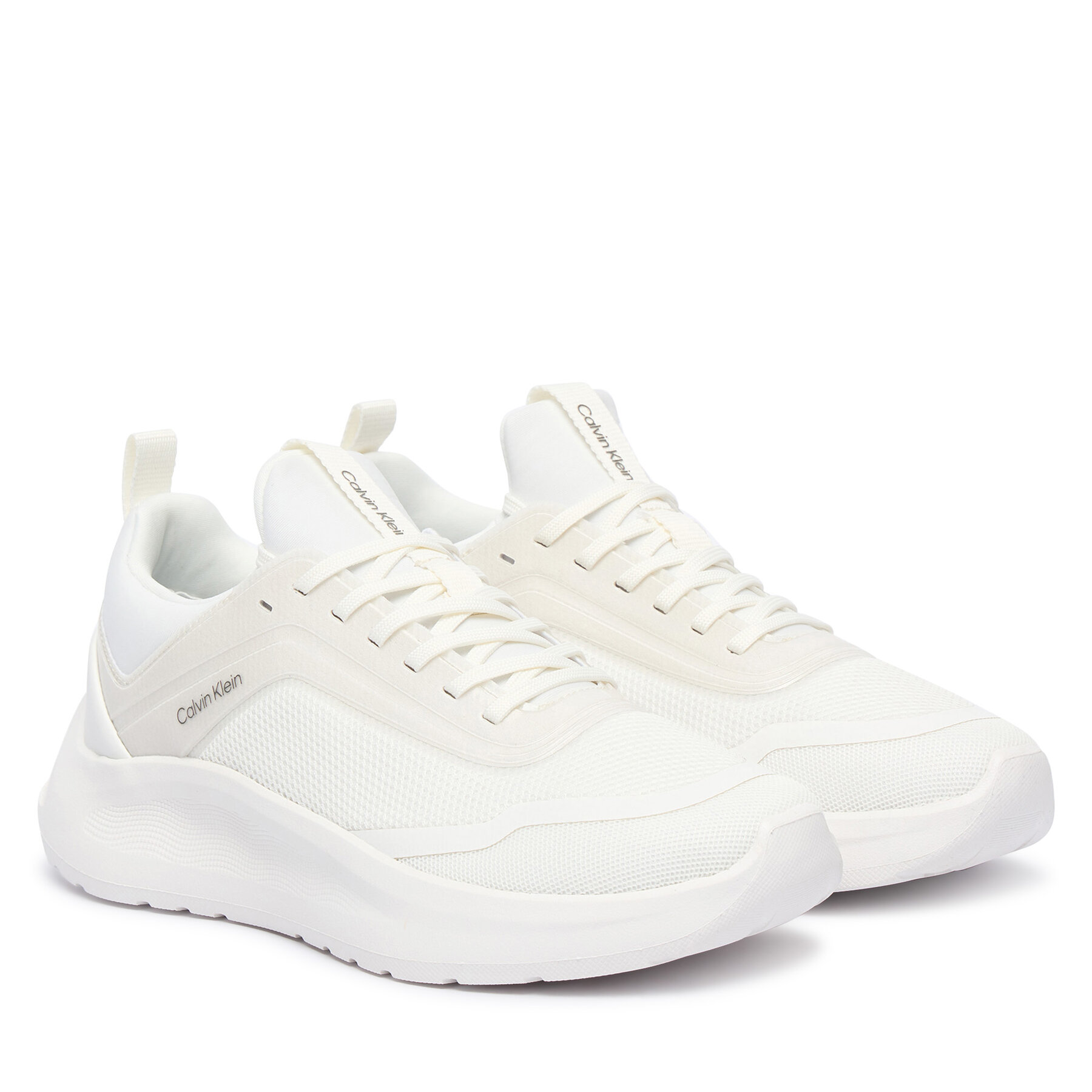 Сникърси Calvin Klein Light Eva Run Laceup Sock Jelly HW0HW03434 Бял