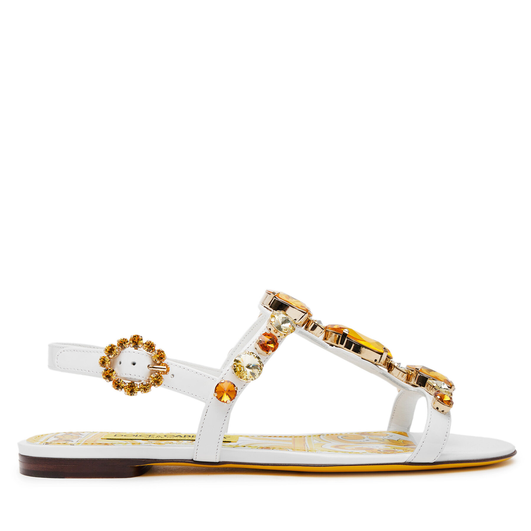 Сандали Dolce&Gabbana CQ0601 AT848 Бял