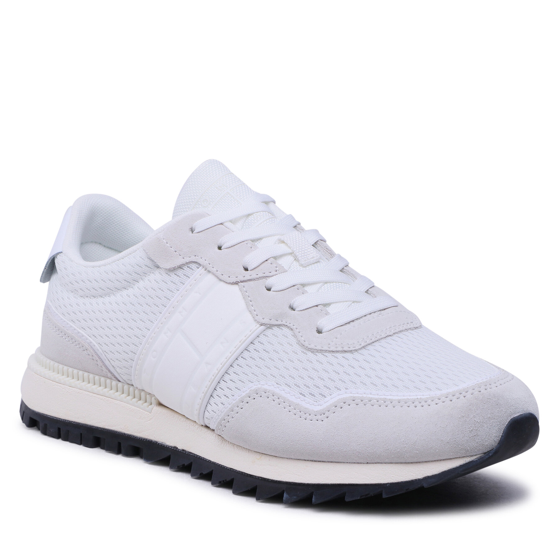Sneakers Tommy Jeans Runner Mix Material EM0EM01167 White YBR