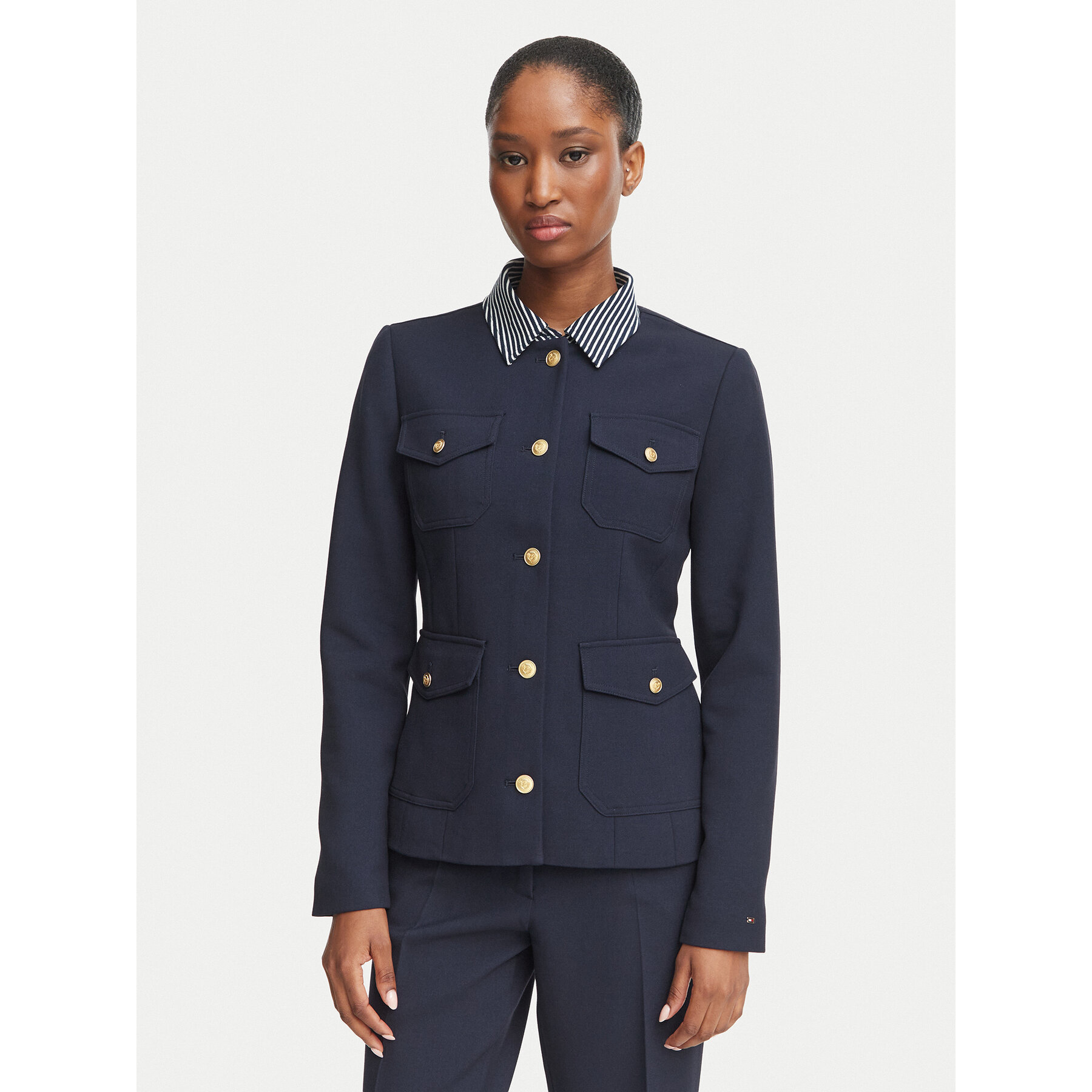 Tommy Hilfiger Sakko WW0WW51728 Dunkelblau Slim Fit