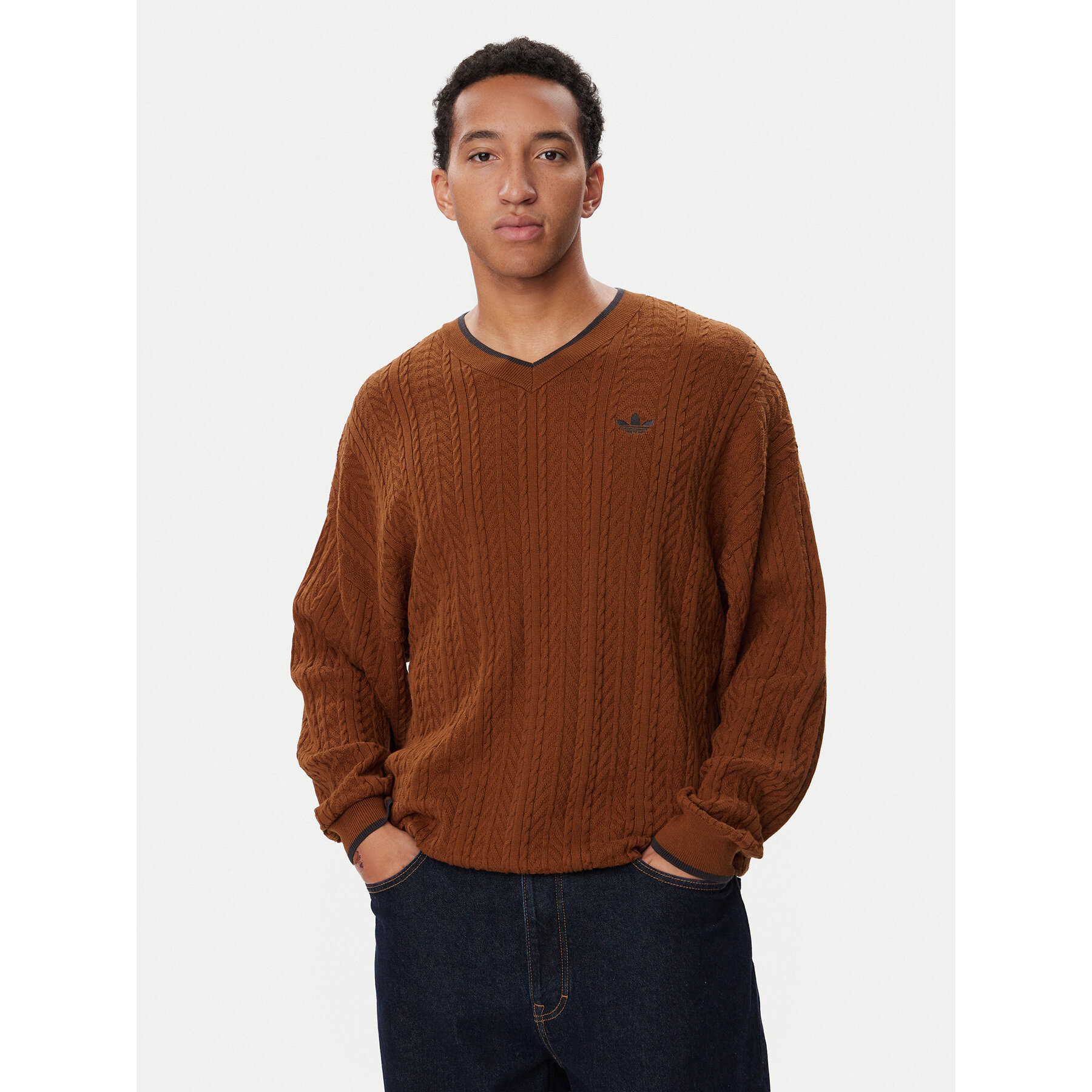 adidas Pullover KR6506 Orange Loose Fit