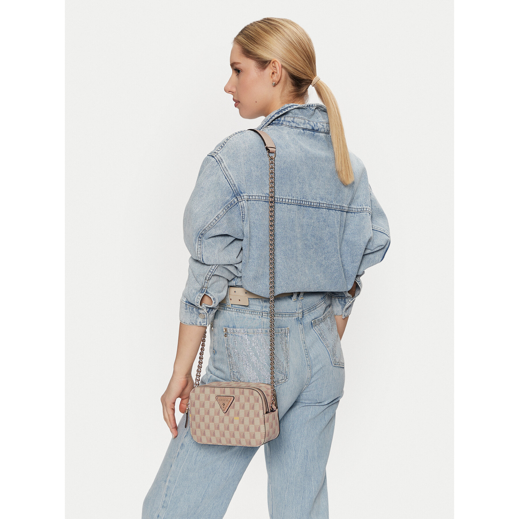 Дамска чанта Guess HWJT93 44140 Розов