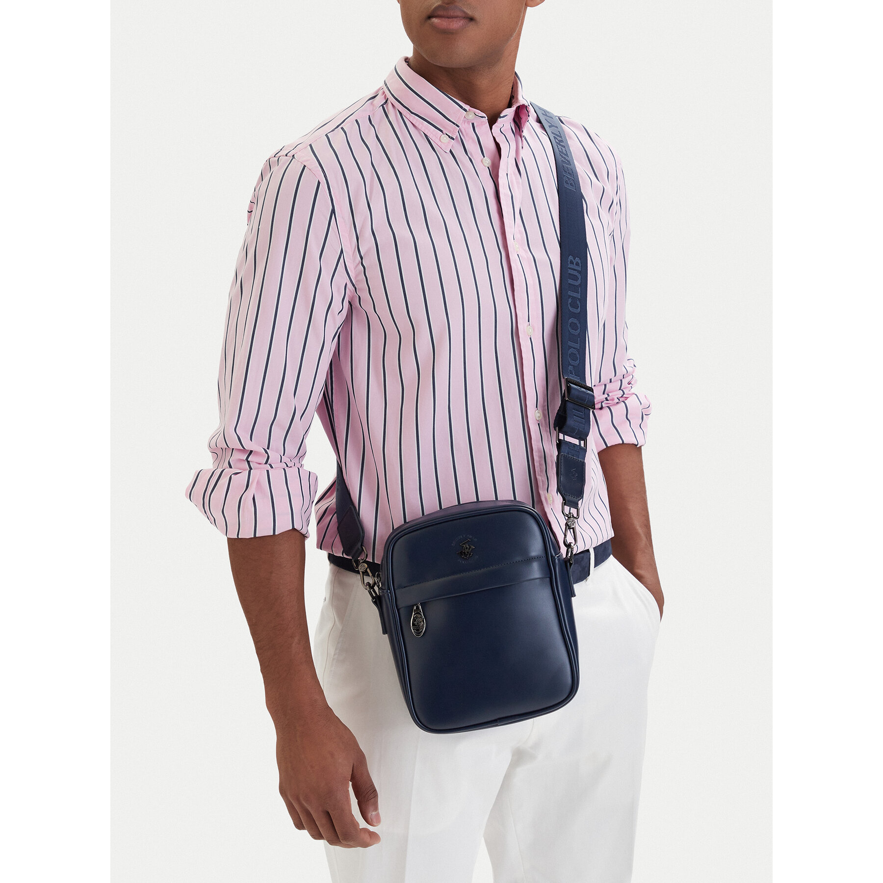 Мъжка чантичка Beverly Hills Polo Club CWBEO-BHPC-L-018-07 Тъмносин