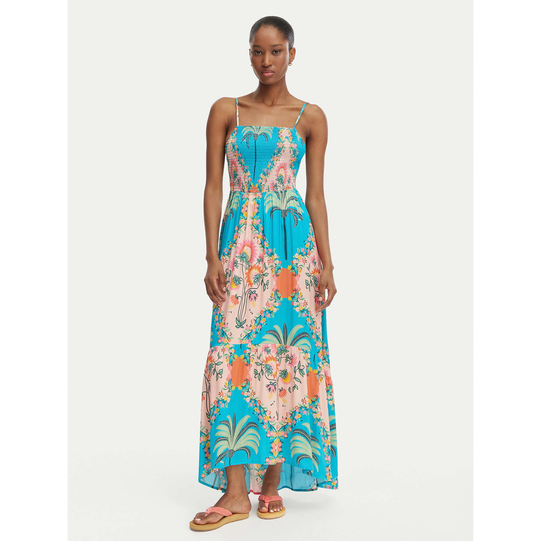 Maaji Sommerkleid Isadora PT2123CLD009 Himmelblau Regular Fit