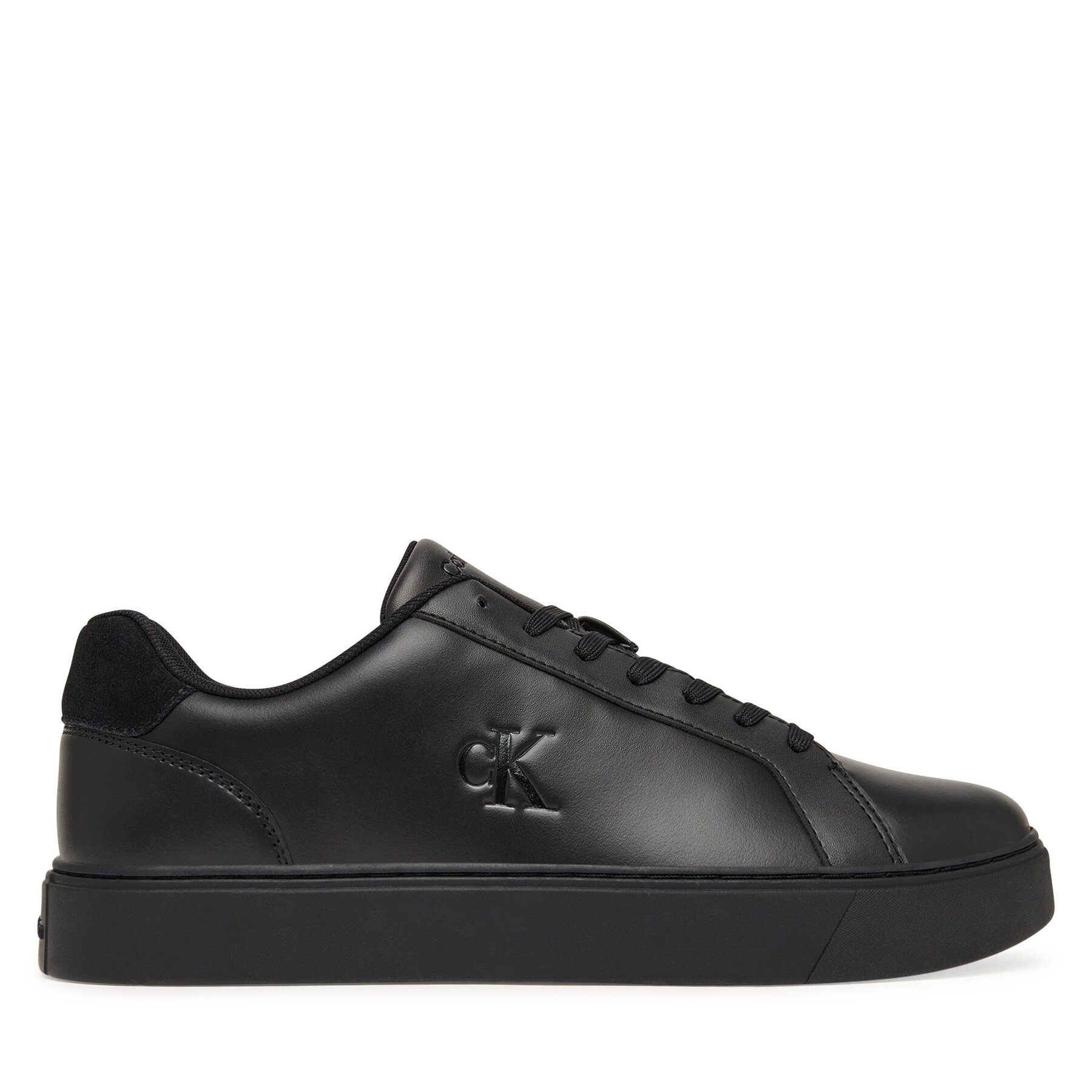 Tenisice Calvin Klein Classic Cupsole Laceup Lth YM0YM01435 Crna