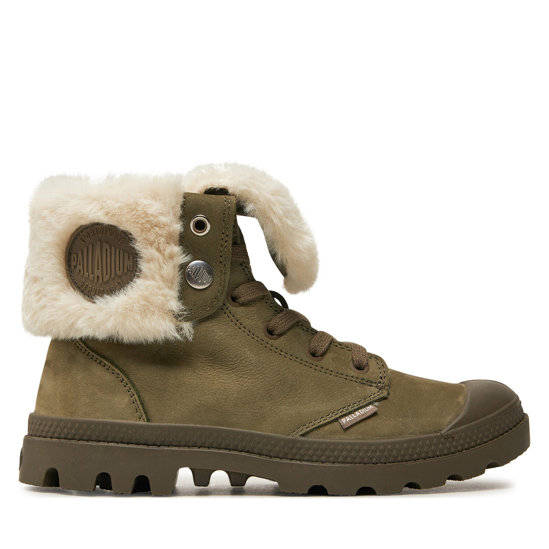 Damskie Trapery Palladium, Rozmiar 37 Khaki Baggy Nbk Wl 97962-377-M