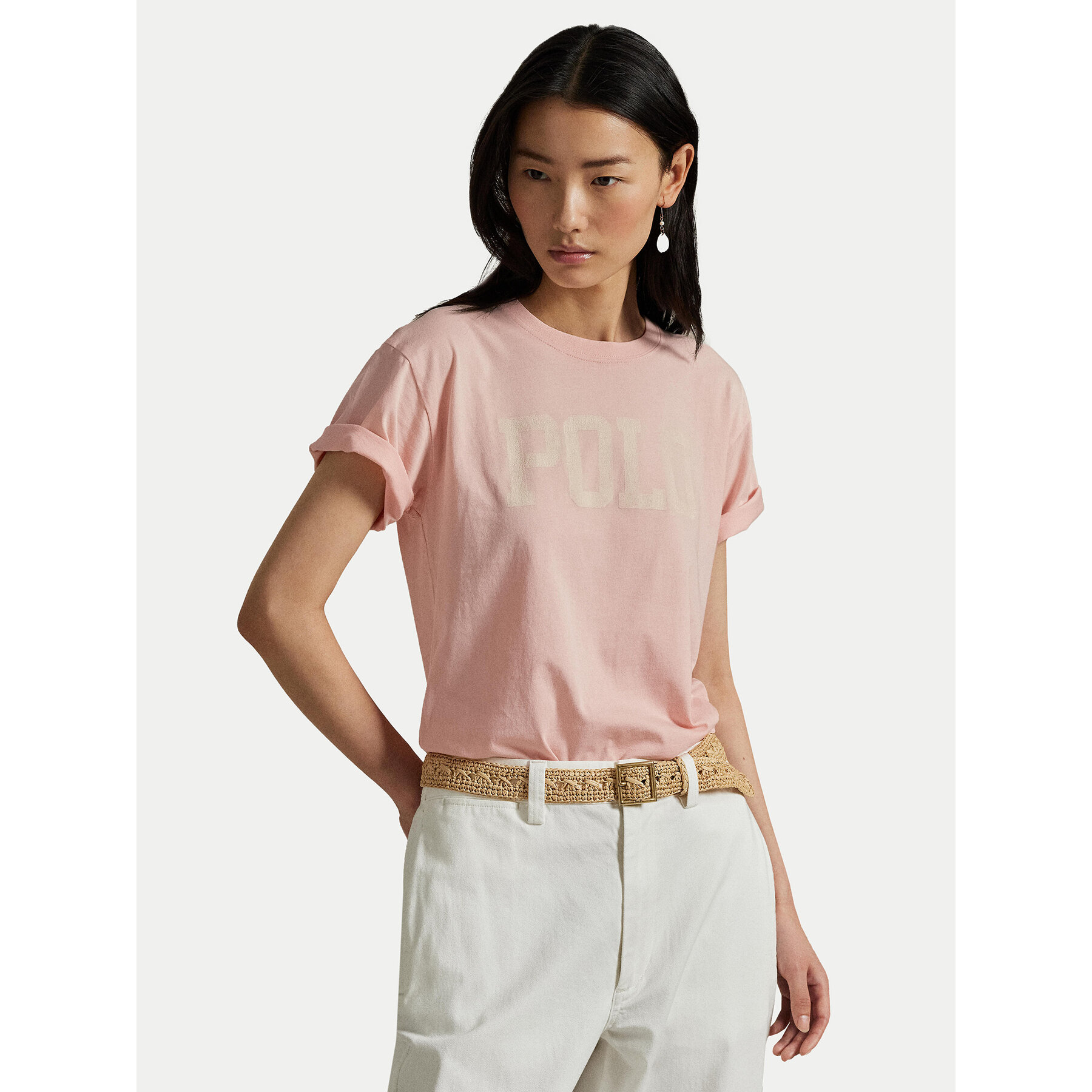 Polo Ralph Lauren T-Shirt 211965096001 Κοραλλί Regular Fit