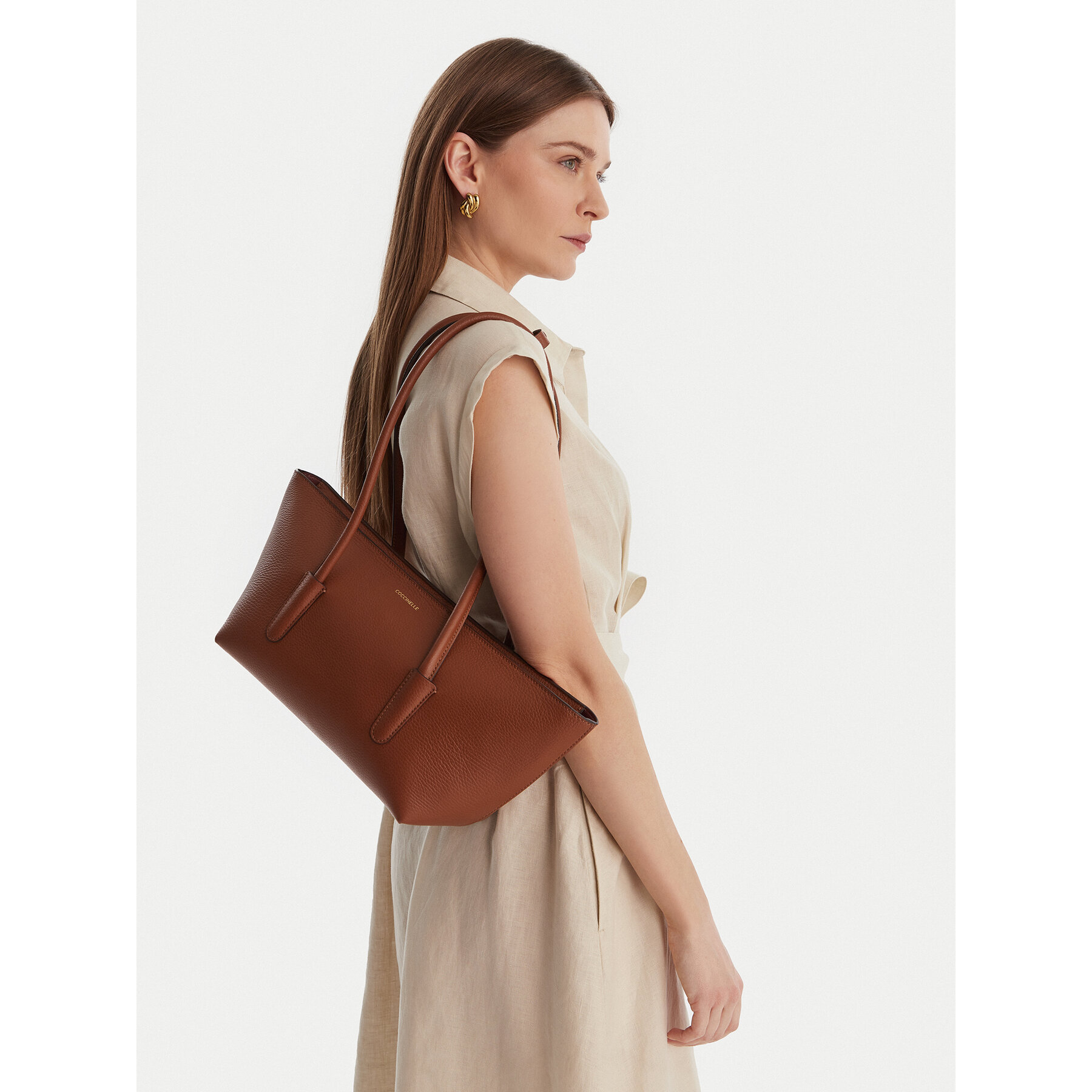 Geantă Coccinelle T8A Coccinelle Double Beat E1 T8A 11 03 01 Maro