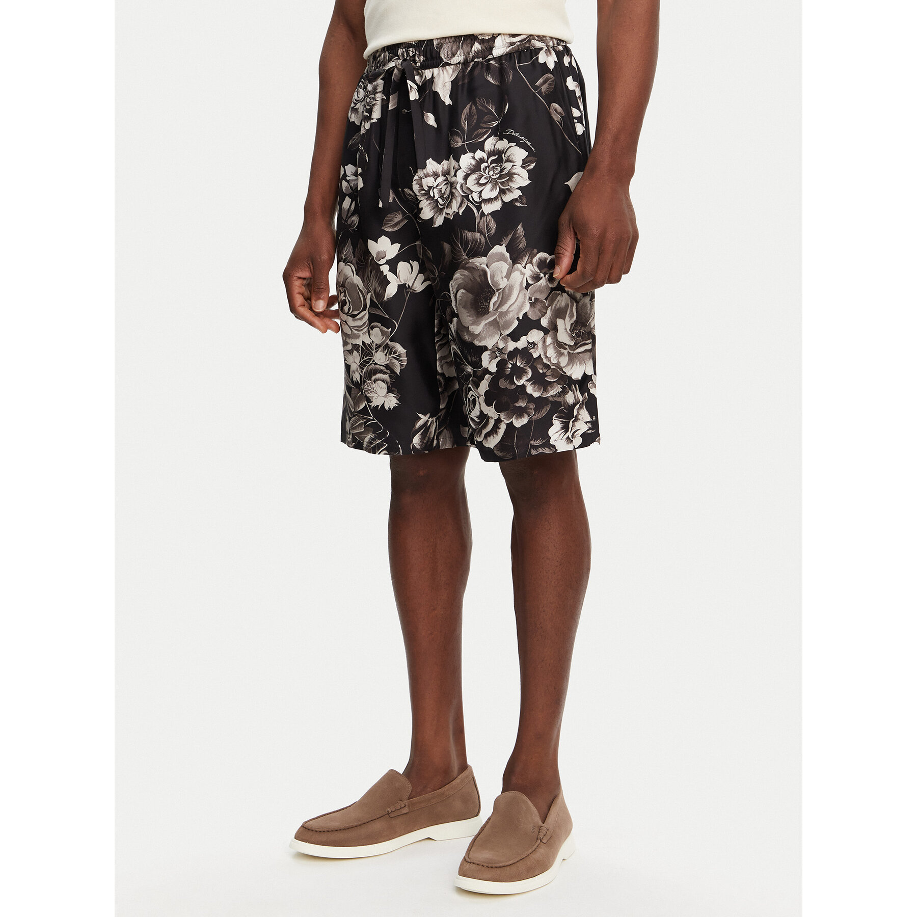 Dolce&Gabbana Stoffshorts GV37AT IS1VS Schwarz Regular Fit