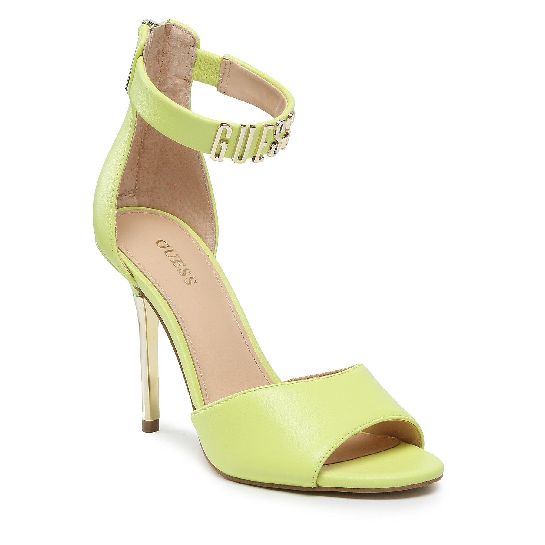 Sandale Guess Monita FL5MON LEA03 LIME elegante imagine super redus 2022