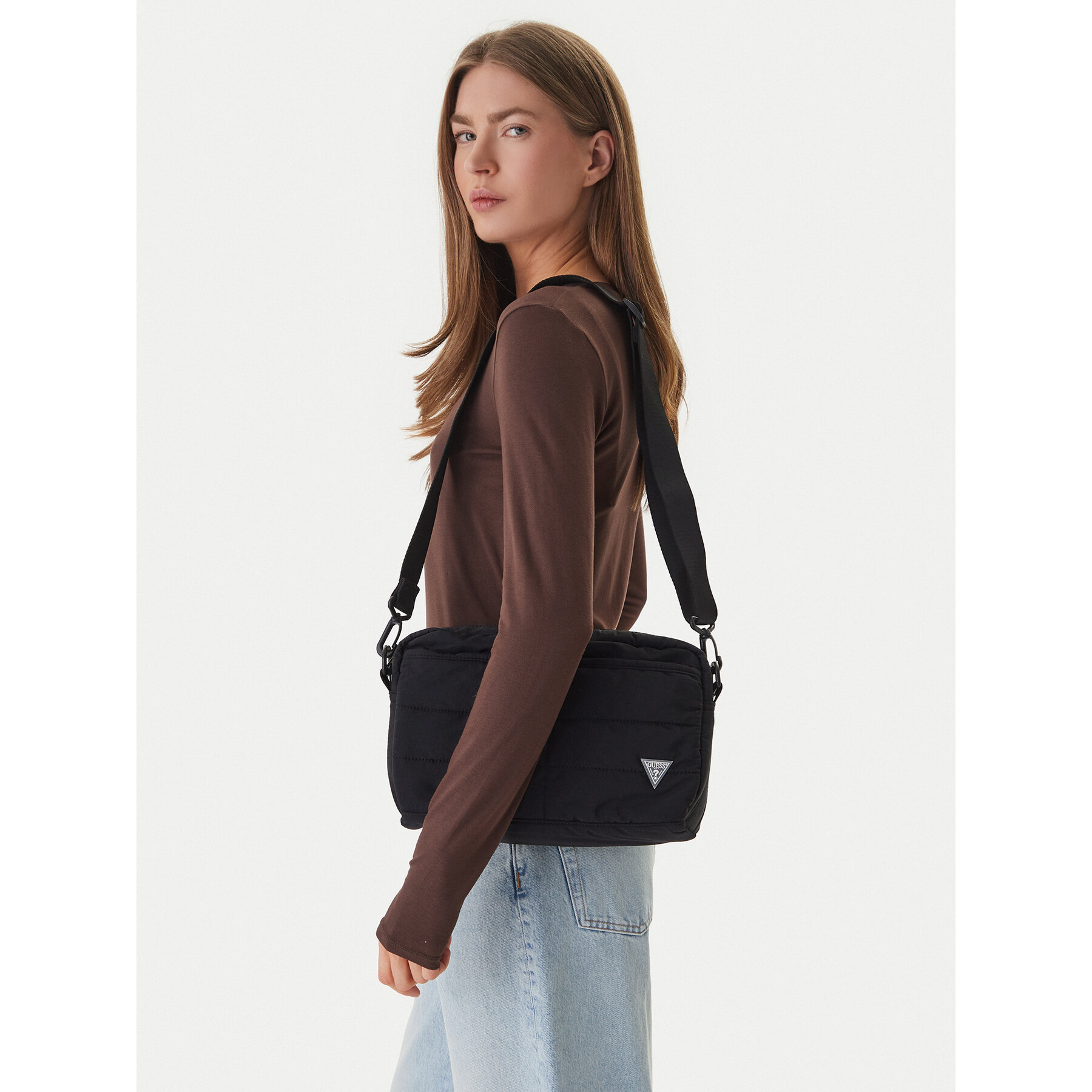 Geantă crossover Guess H6GZ07 WO960 Negru