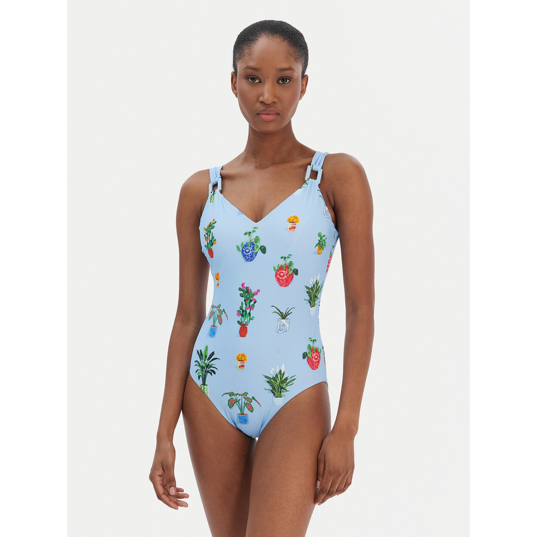 Seafolly Badeanzug Playa Bonita 11098DD287 Himmelblau