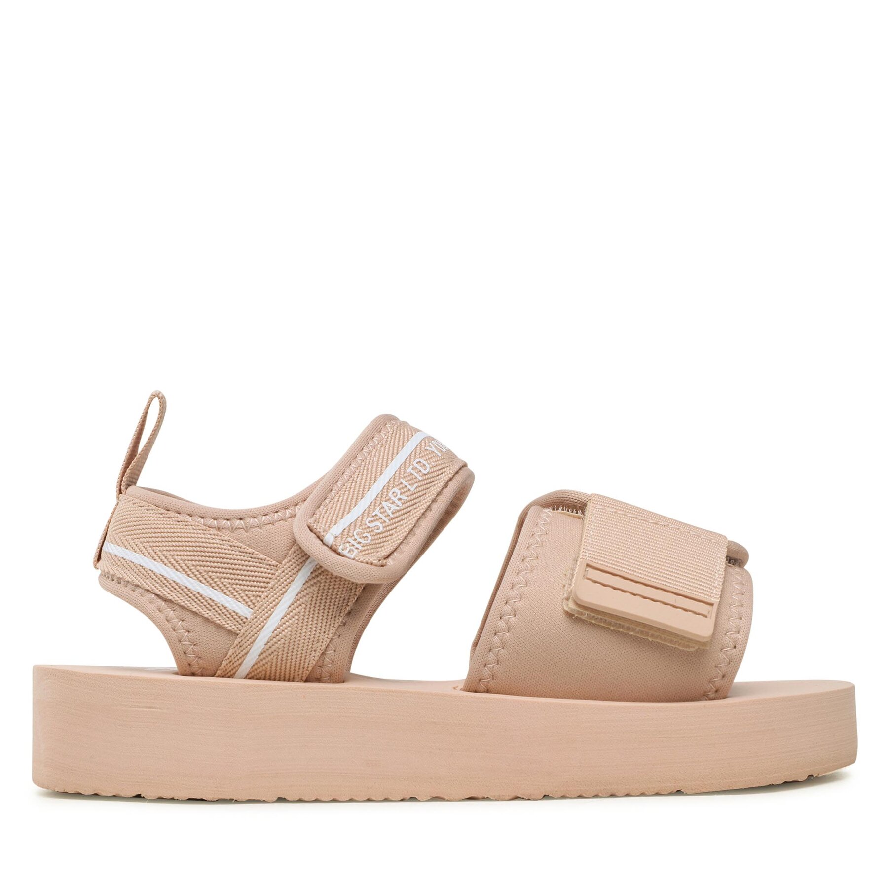 Damskie Sandały Big Star Shoes, Rozmiar 39 Beżowy LL274787