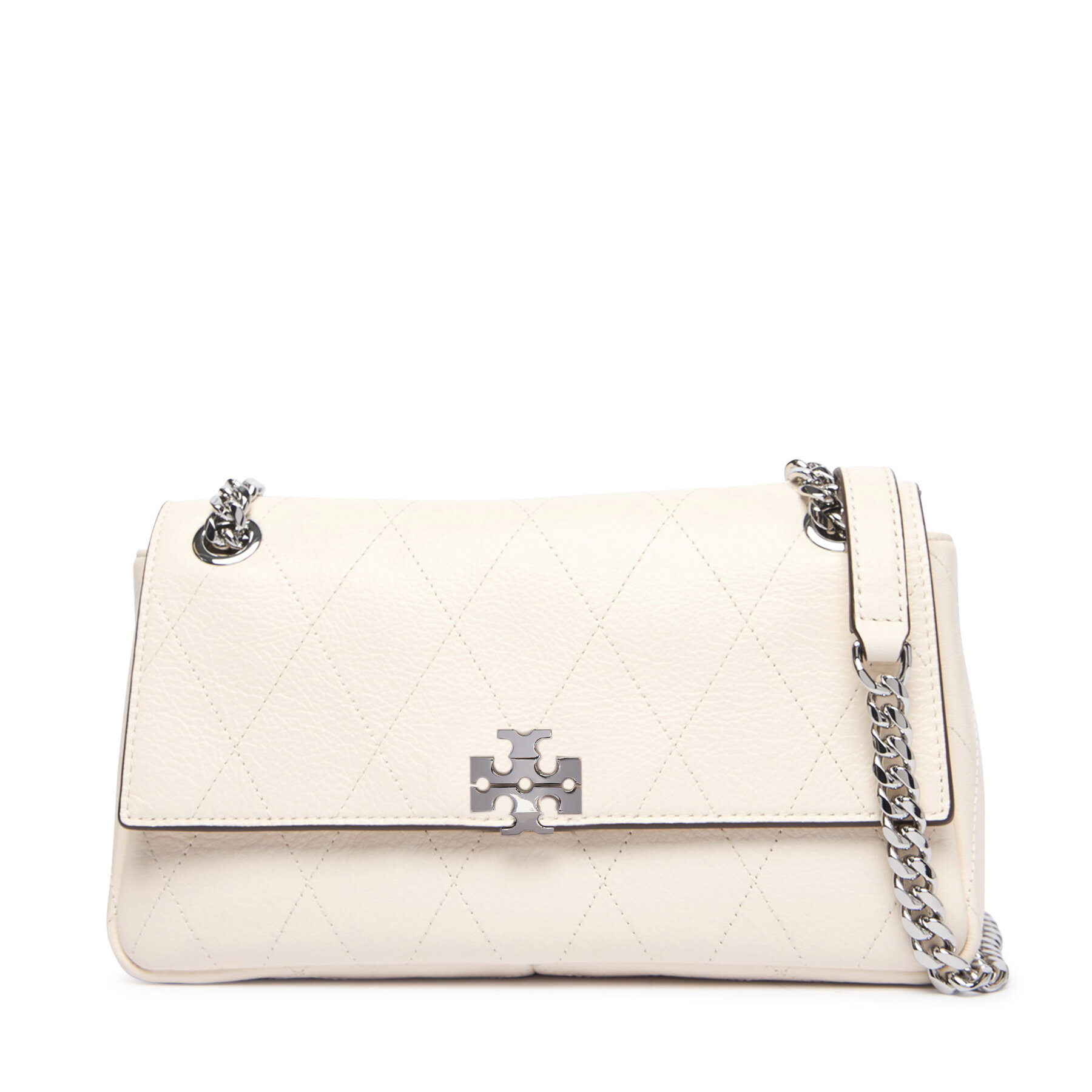 Τσάντα Tory Burch Charlie Quilted 185829 Κρεμ