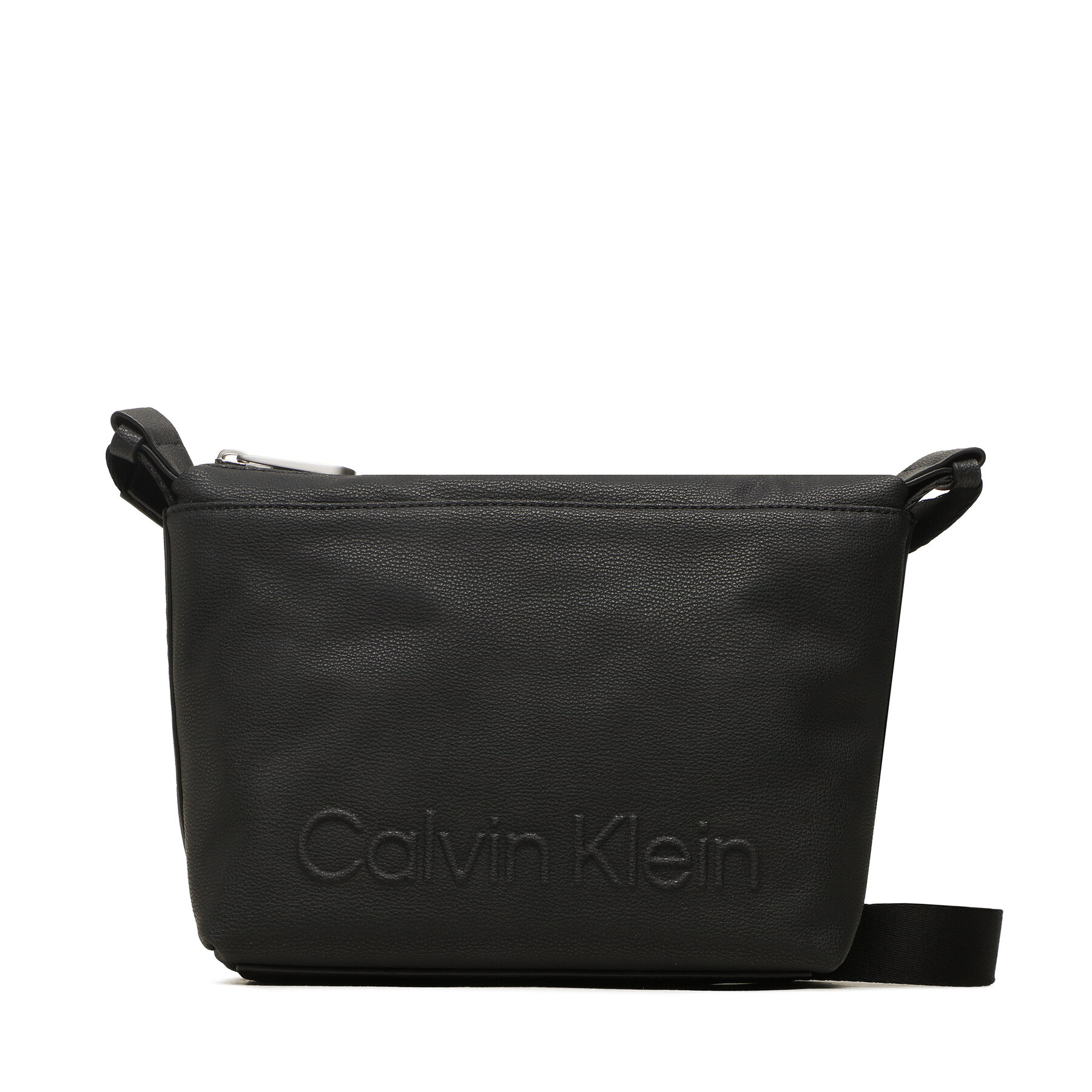 Geantă Calvin Klein Ck Connect Wide Base Xbody Pu K40K400998 Ck Black BAX