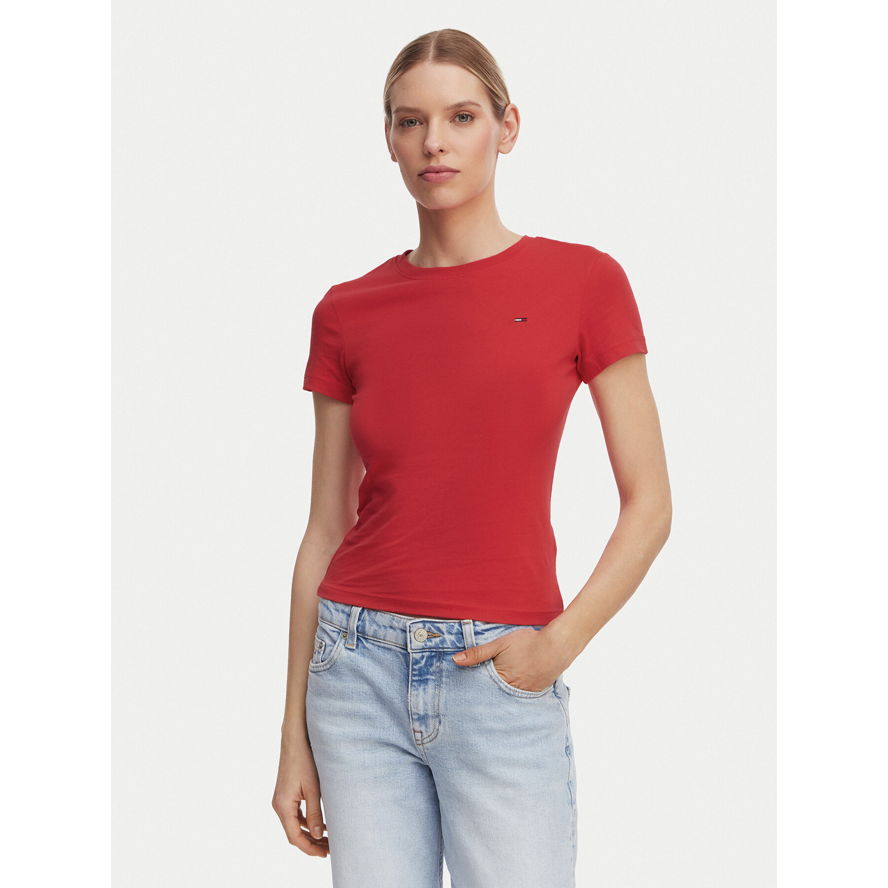 Tommy Jeans T-Shirt-Set DW0DW22175 Bunt Slim Fit