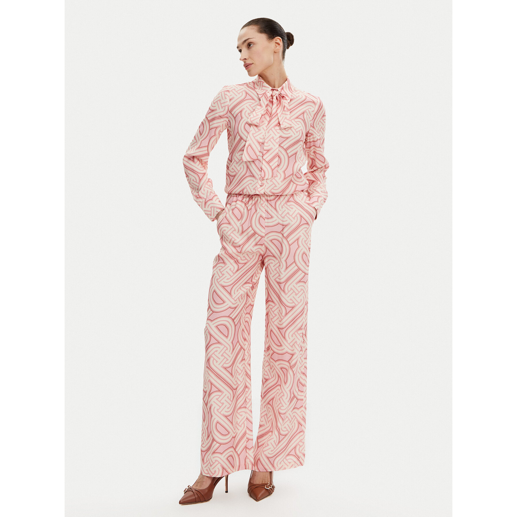 Silvian Heach Hemd GPP25363BL Rosa Regular Fit
