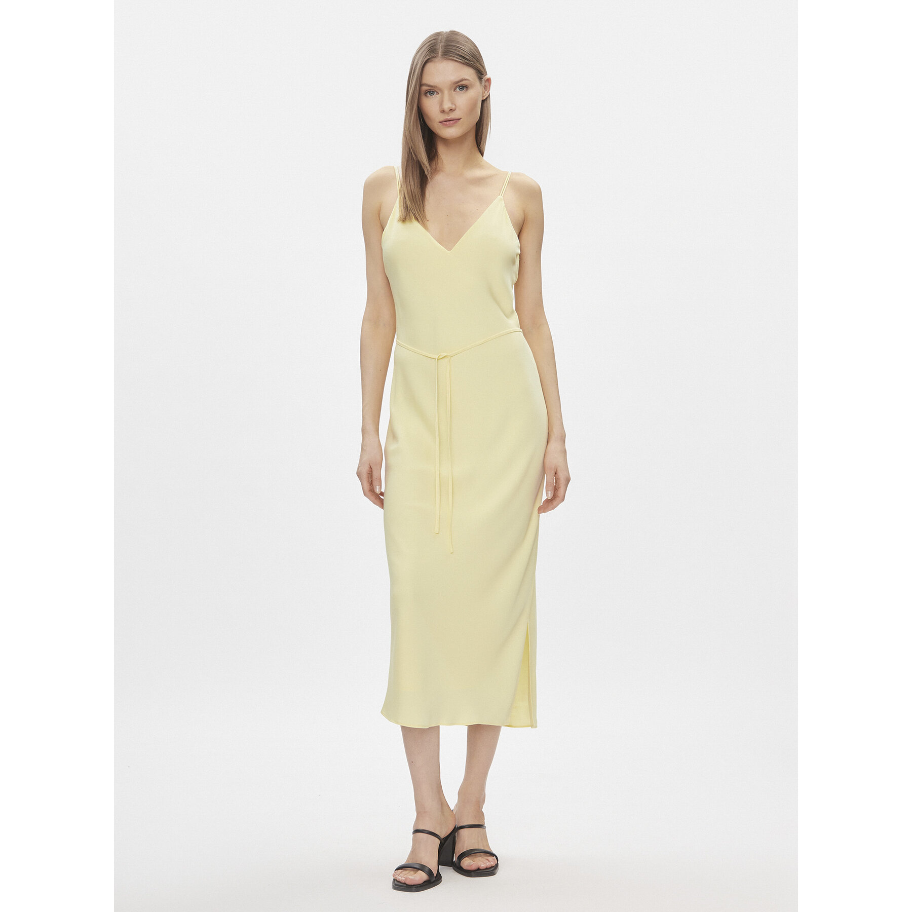 Calvin Klein Sommerkleid K20K206776 Gelb Regular Fit