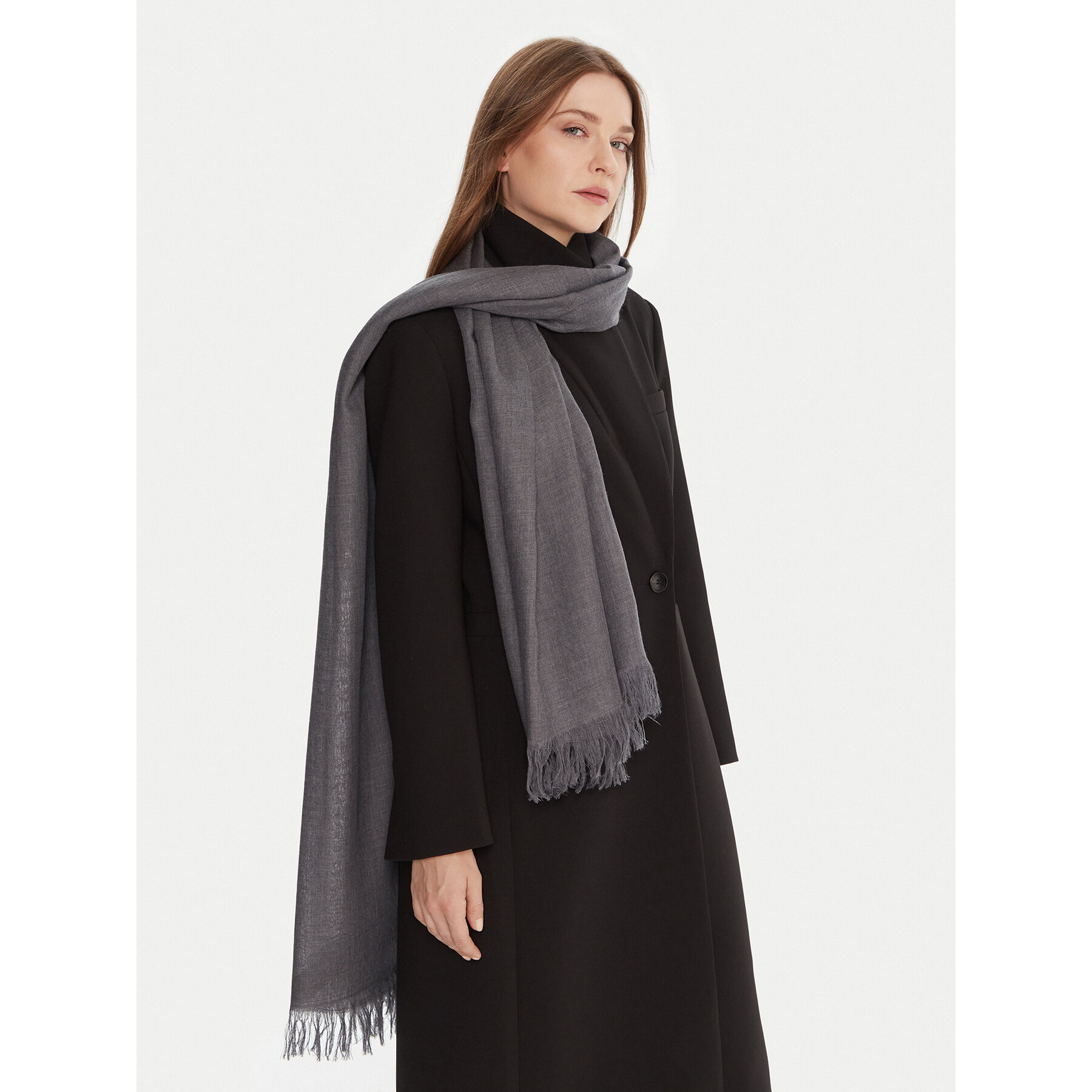 Fular Weekend Max Mara Ken 2525546044 Gri