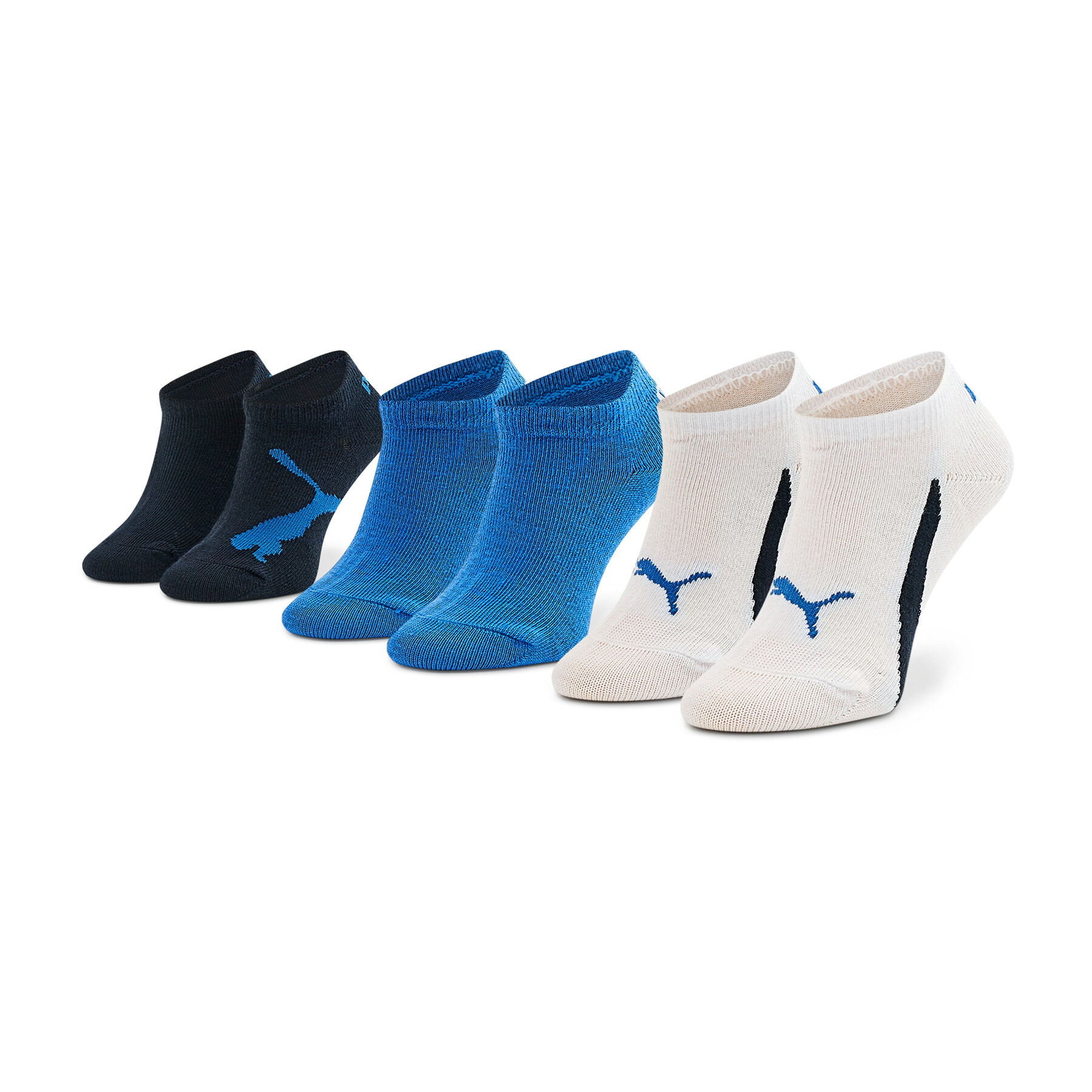 Súprava 3 párov kotníkových ponožiek unisex Puma 907960 03 Farebná