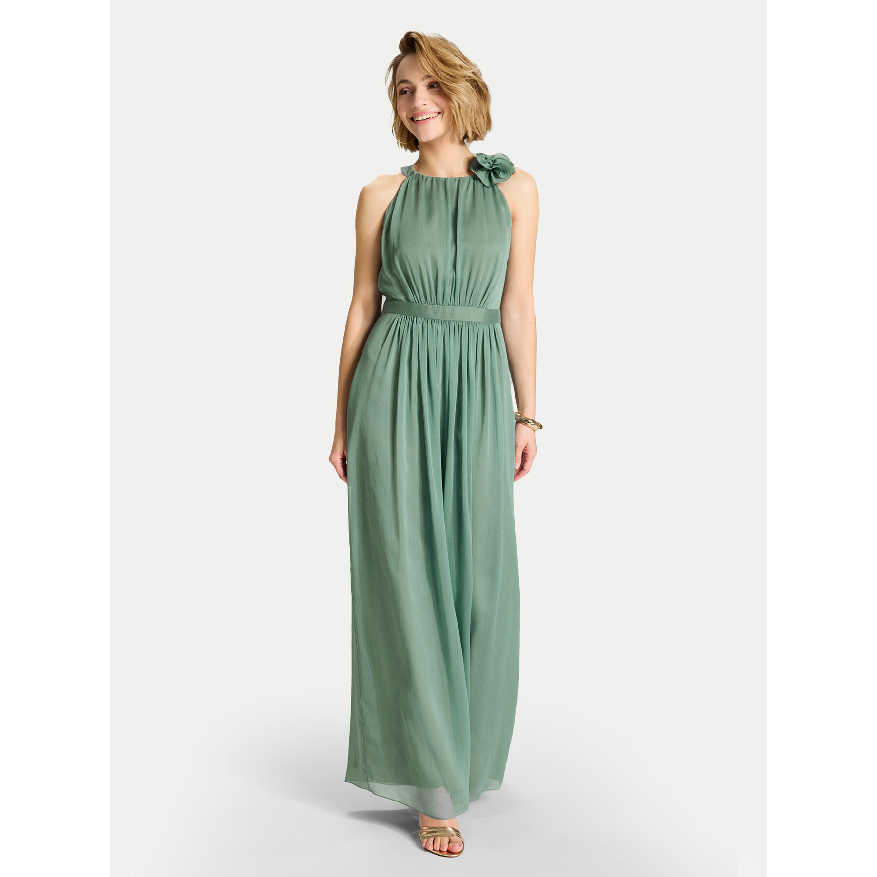Swing Abendkleid 5AH17300 Grün Regular Fit