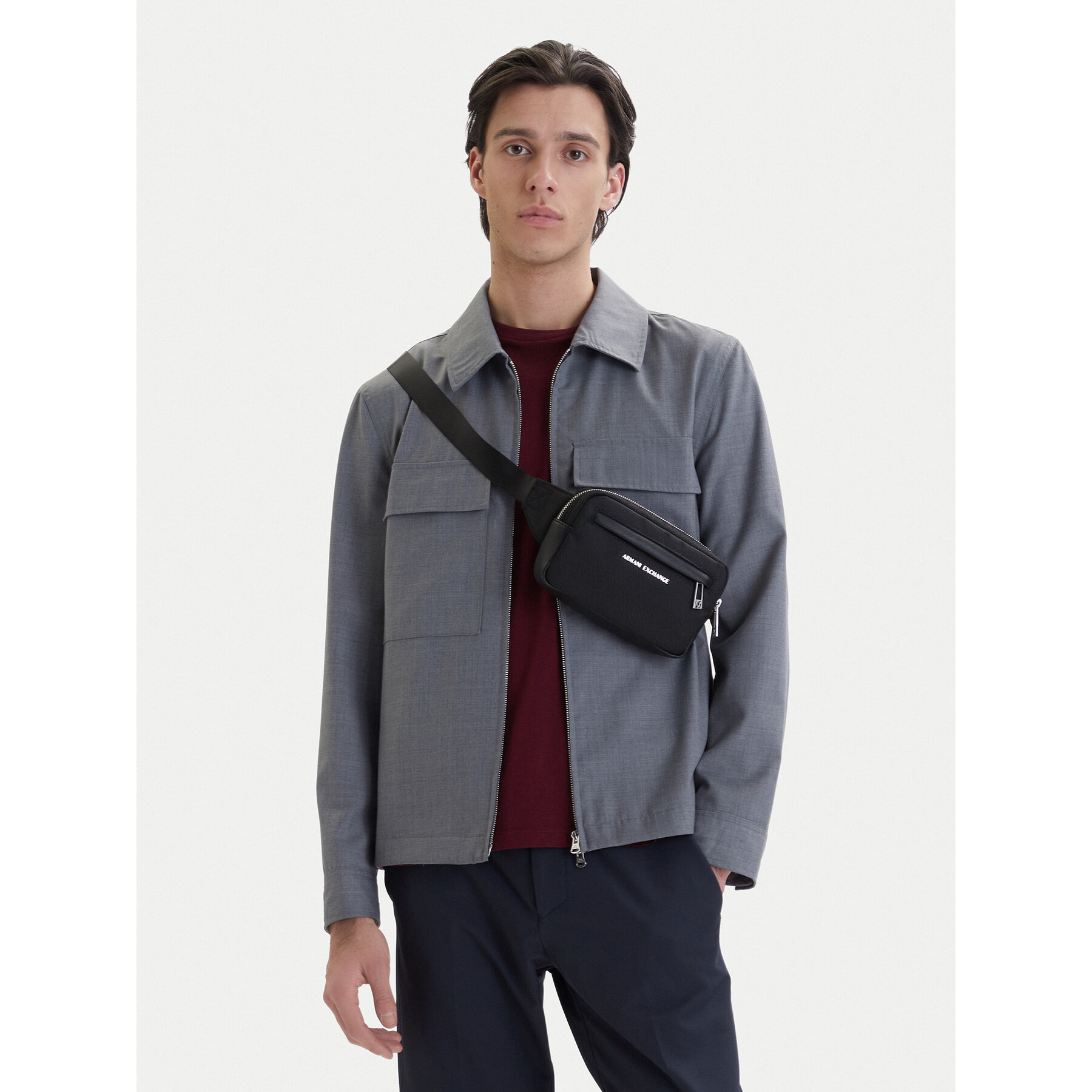 Τσαντάκι Μέσης﻿ Armani Exchange XM002650 AF22656 MC105 Μαύρο