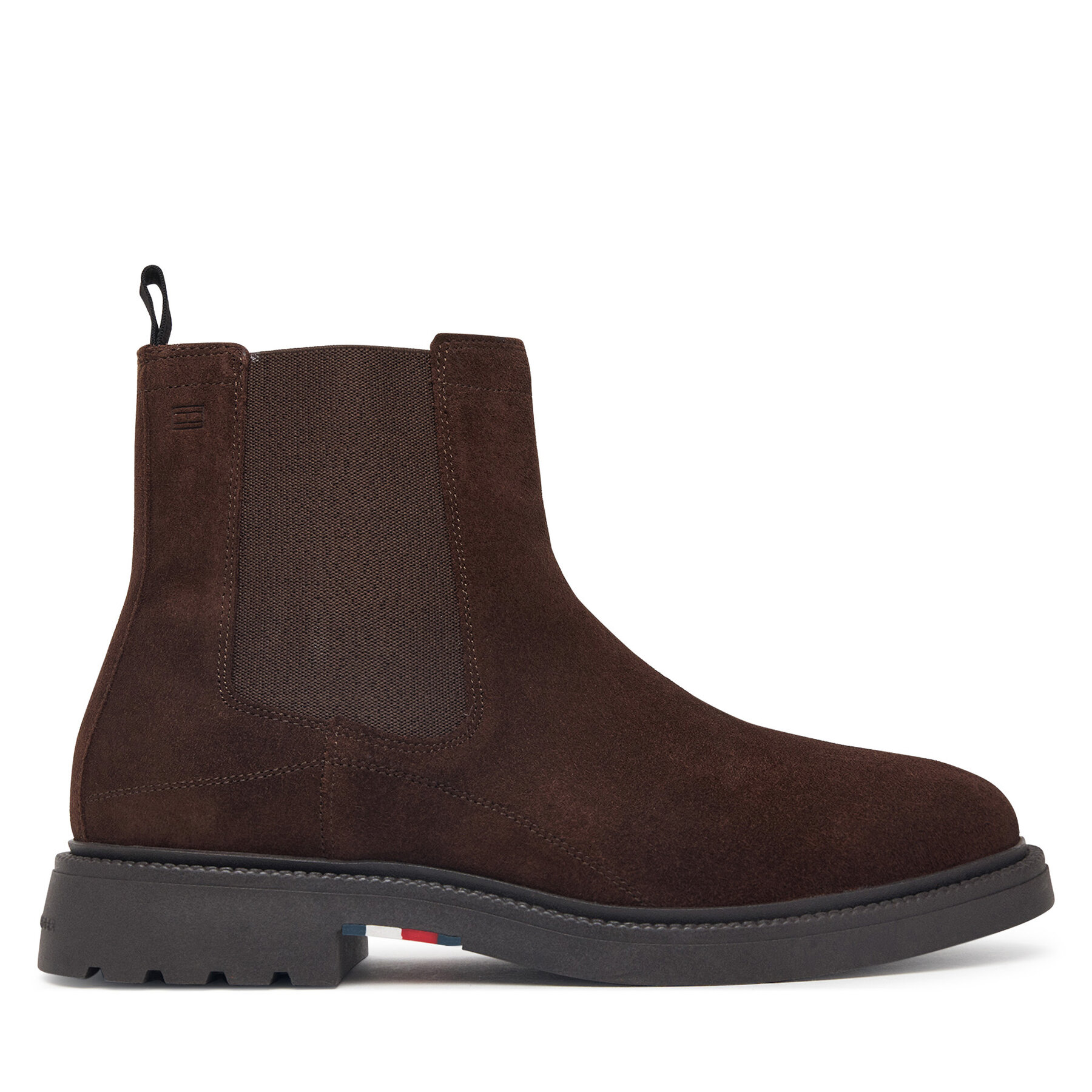 Боти тип челси Tommy Hilfiger Corporate Casual Suede Chelsea FM0FM05952 Кафяв