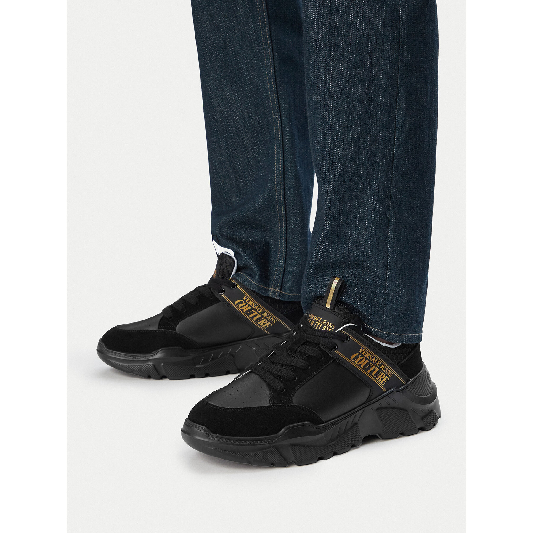 Sneakers Versace Jeans Couture 80YA3SC2 Negru