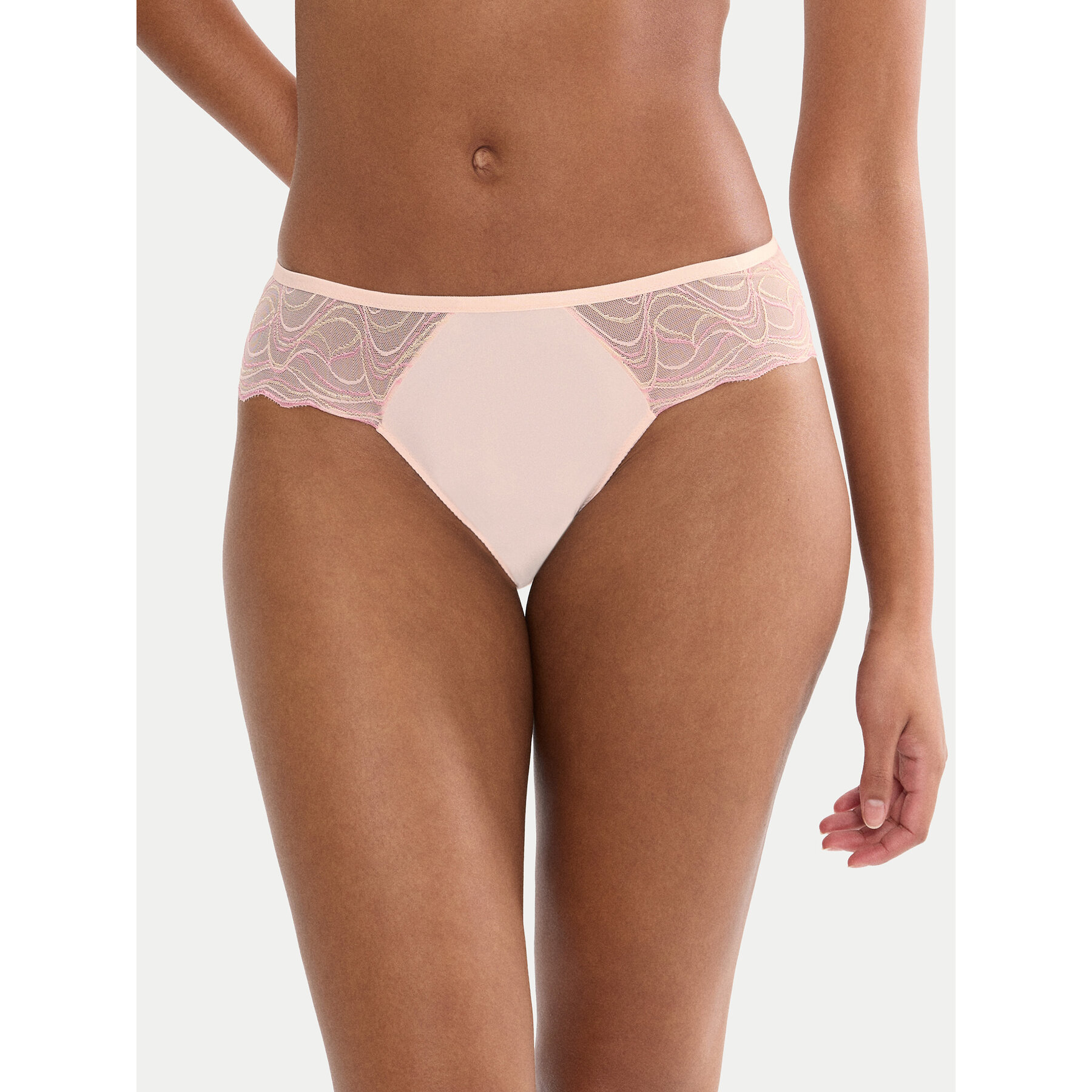 Triumph Klassischer Damenslip Waves Of Glow 10226434 Beige