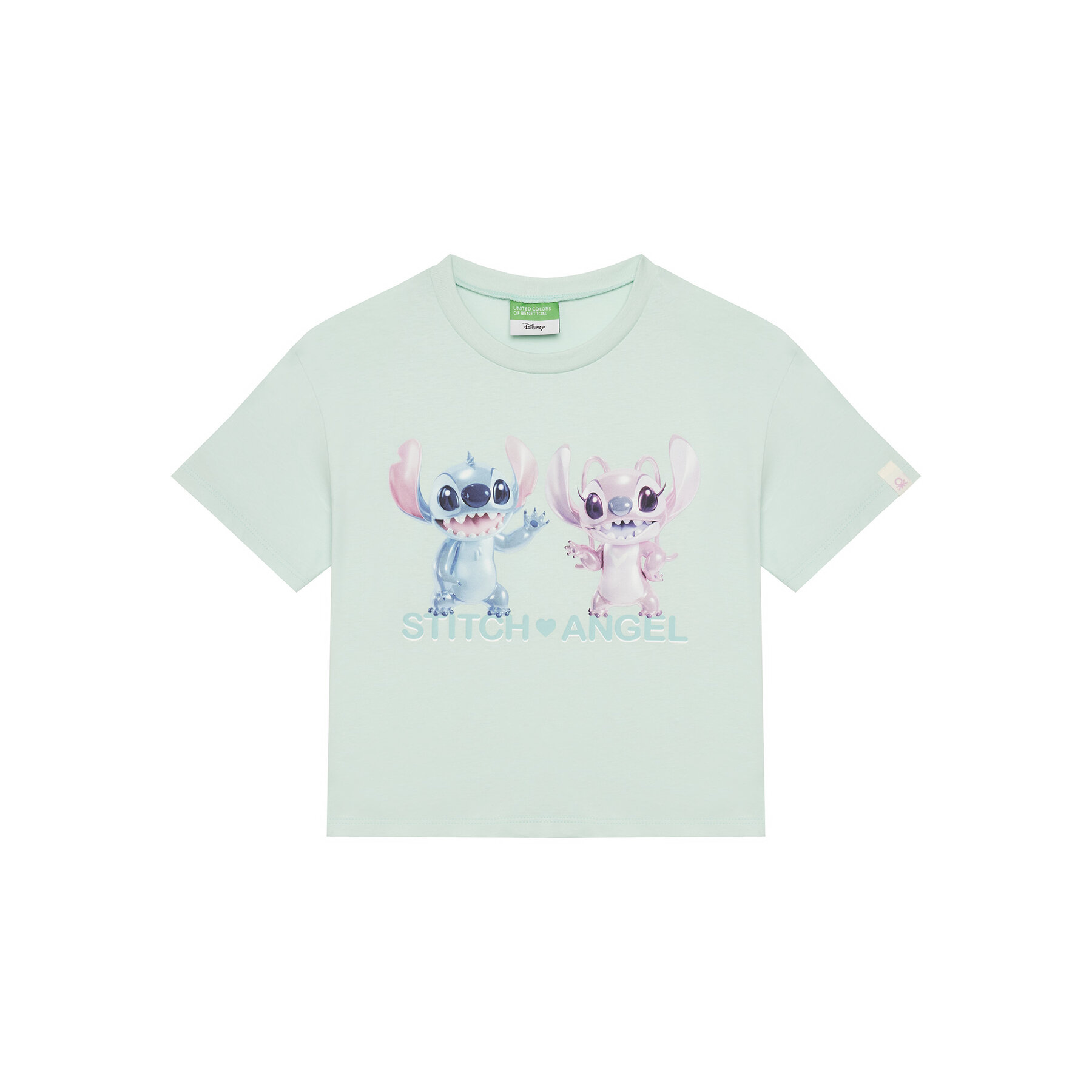 United Colors Of Benetton T-Shirt 35RYC10MV Πράσινο Boxy Fit