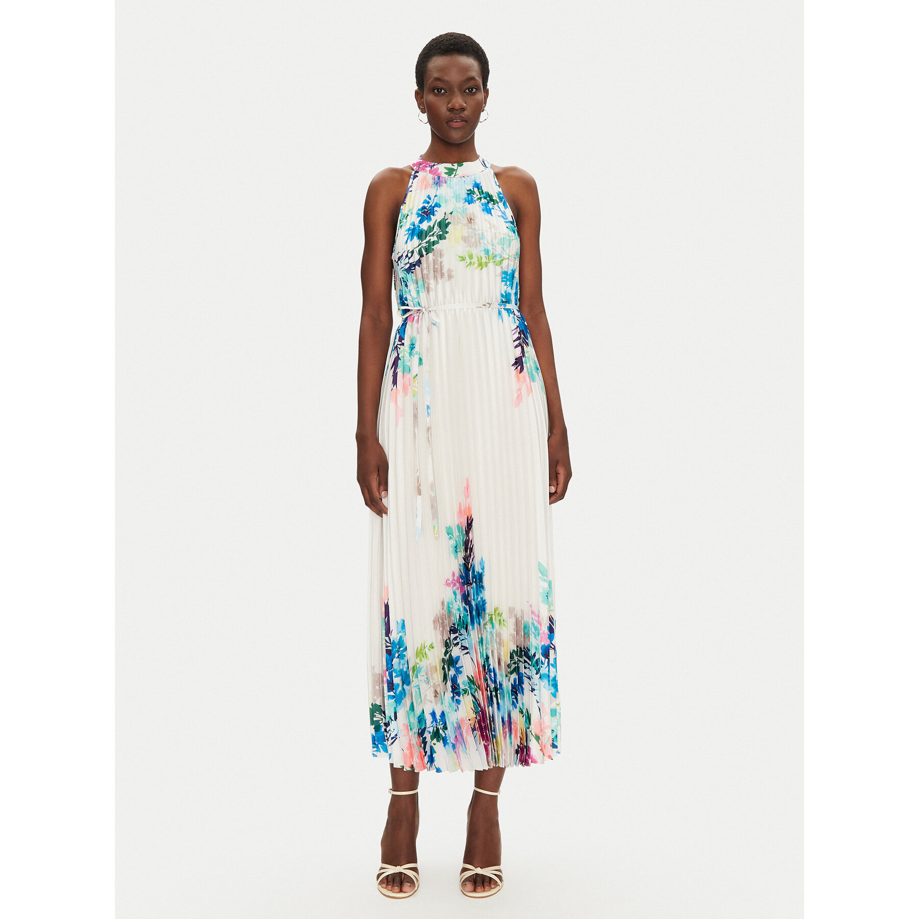 Joseph Ribkoff Sommerkleid 251904 Weiß Regular Fit