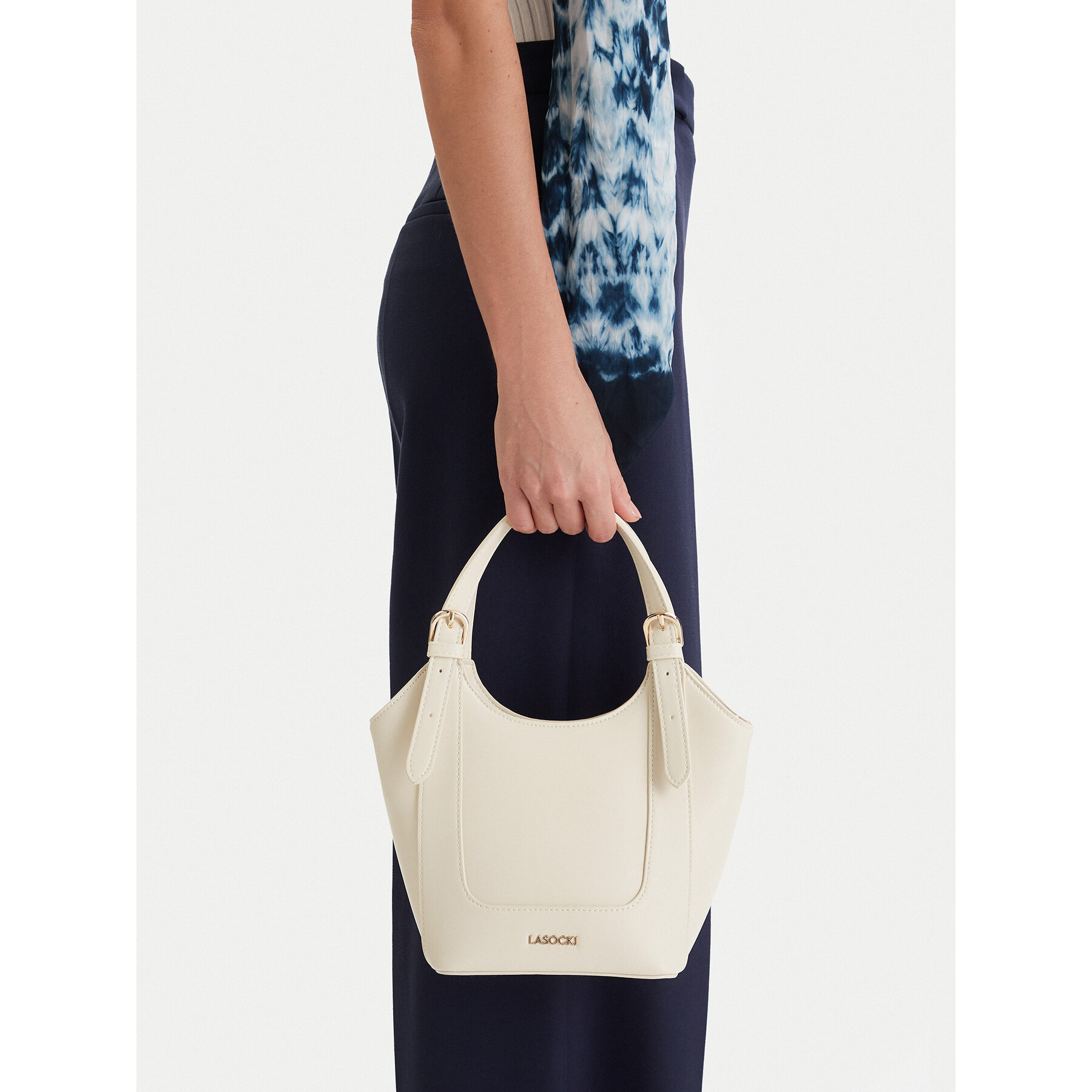 Дамска чанта Lasocki CEO-LSK-M-003-09 Екрю