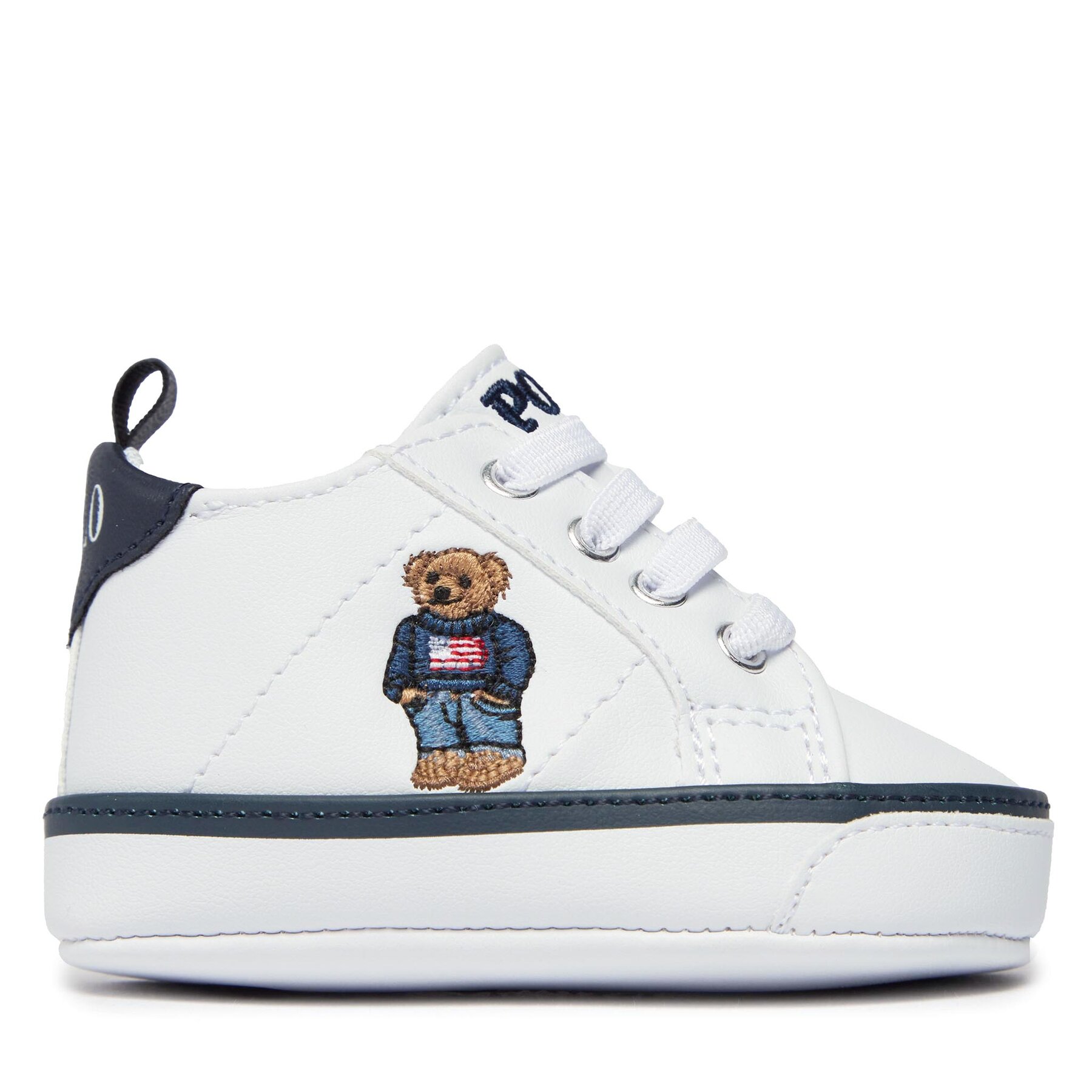 Sneakersy Polo Ralph Lauren RL100690 Biela