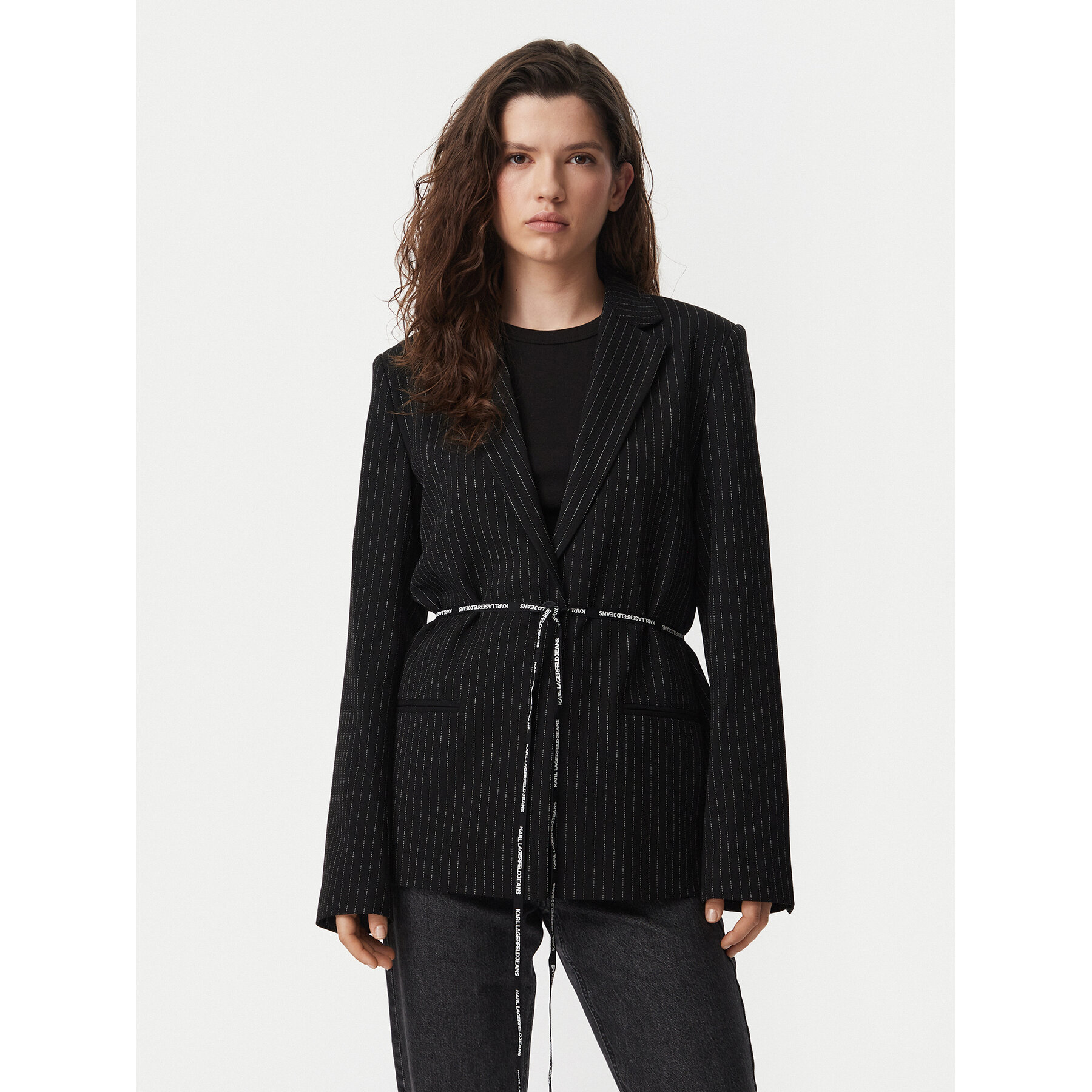 Karl Lagerfeld Jeans Sakko B3W14004 Schwarz Regular Fit