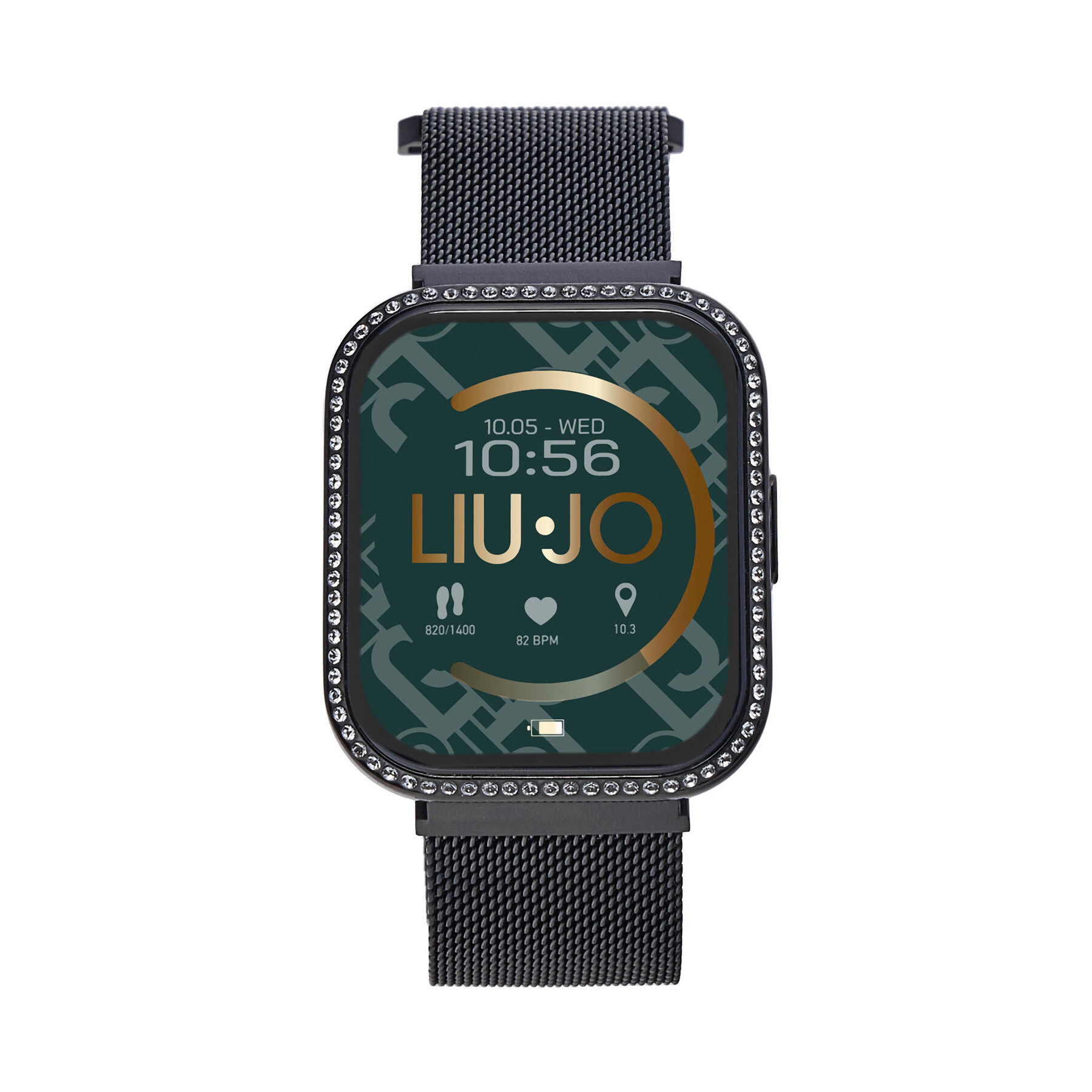 Smartwatch Liu Jo Voice Slim Luxury SWLJ098 Nero, Taglia 00, taglia : 00