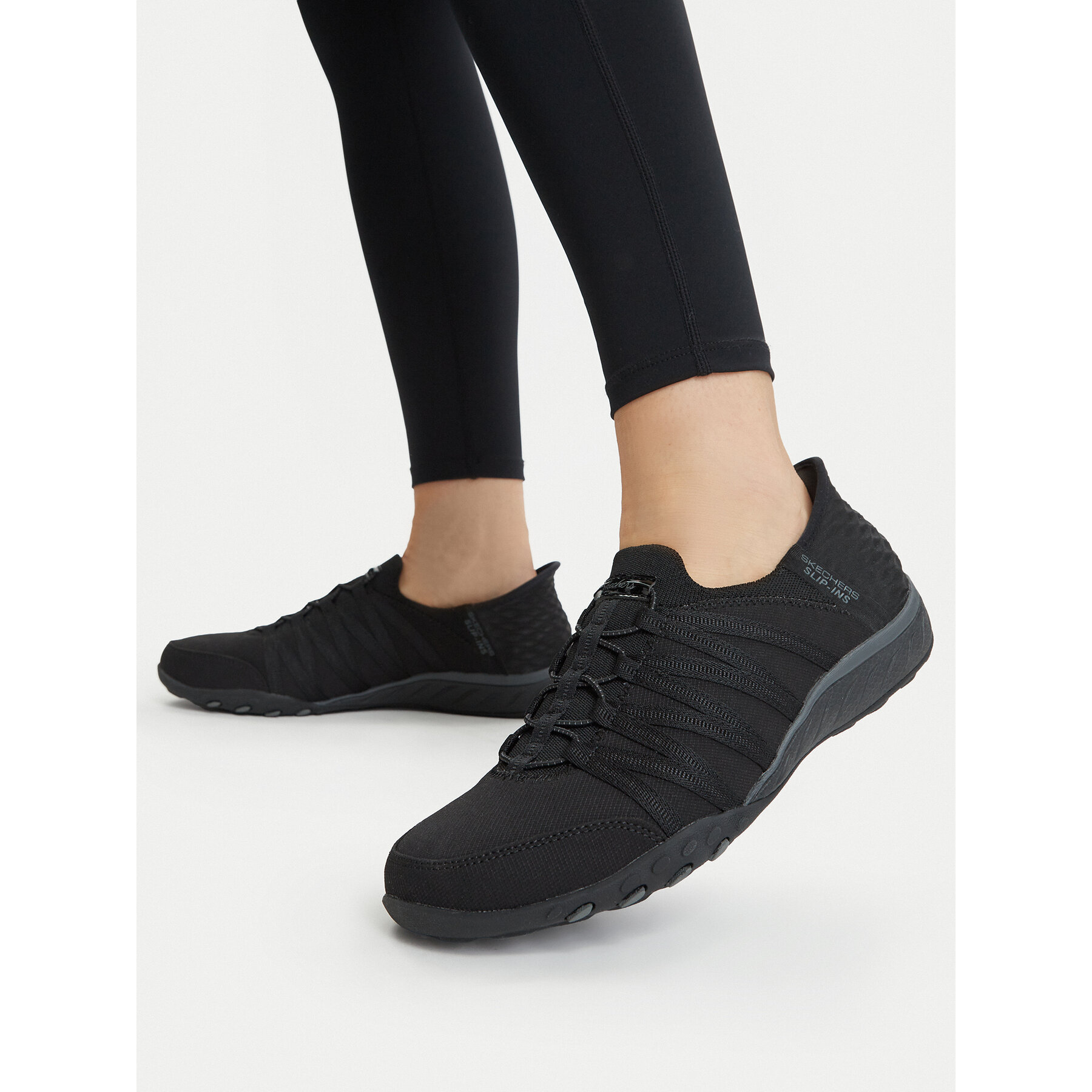 Skechers Αθλητικά Skechers Breathe Easy - Roll With Me 100593/BBK Μαύρο