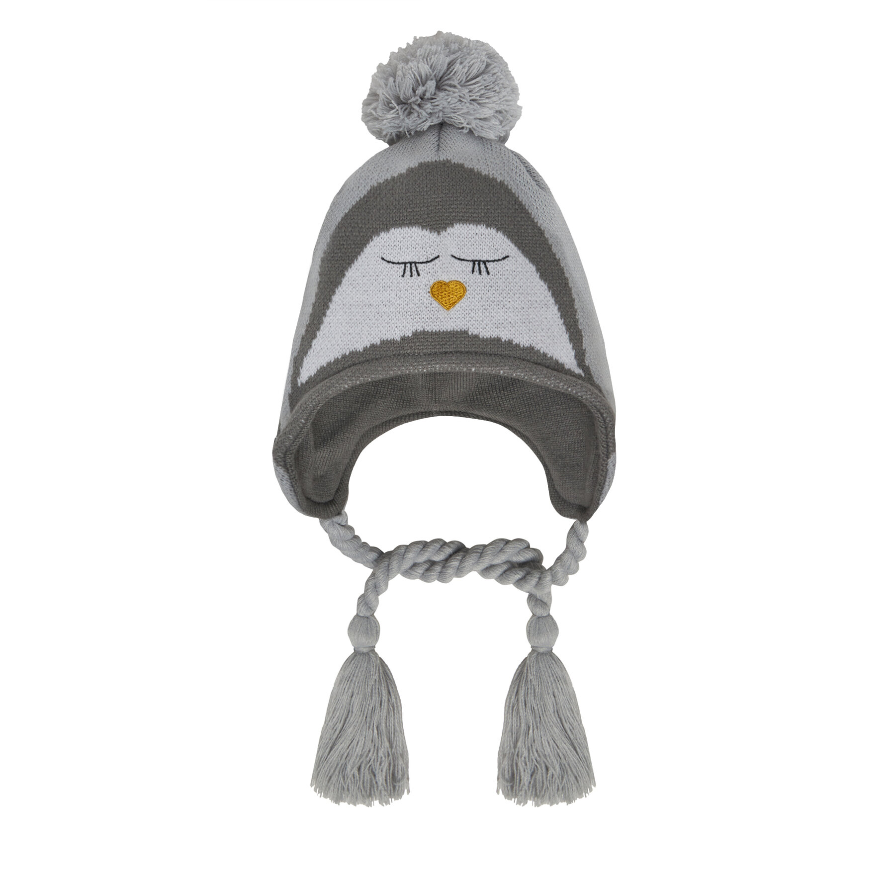 Dziecięca Czapka New Era Szary Trapper 60580798