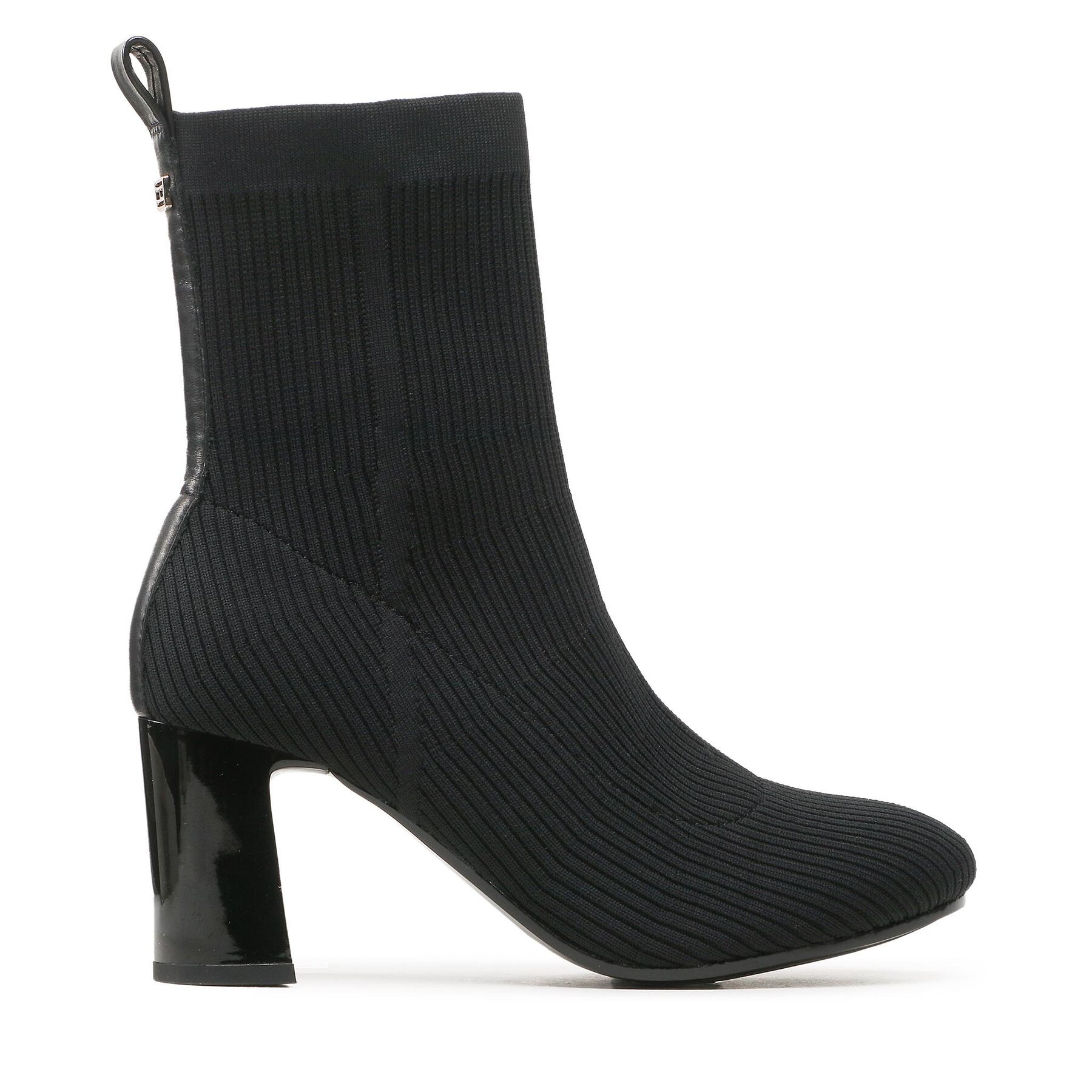 Škornji Tommy Hilfiger Feminine Essential Knit Boot FW0FW07405 Black BDS