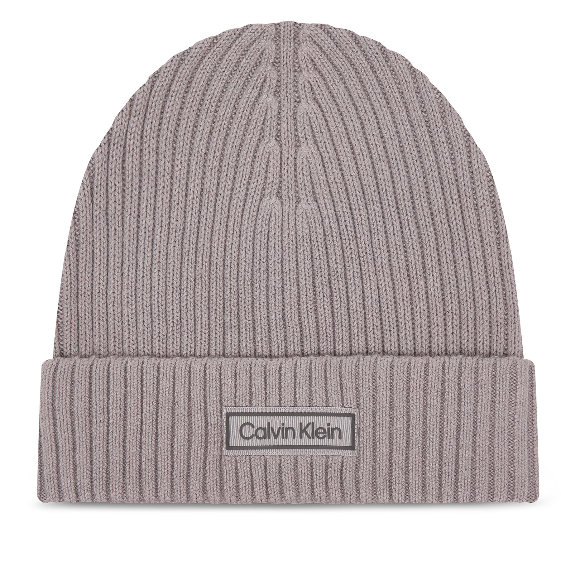 Căciulă Calvin Klein Patch Chunky LV04D8053G Gri