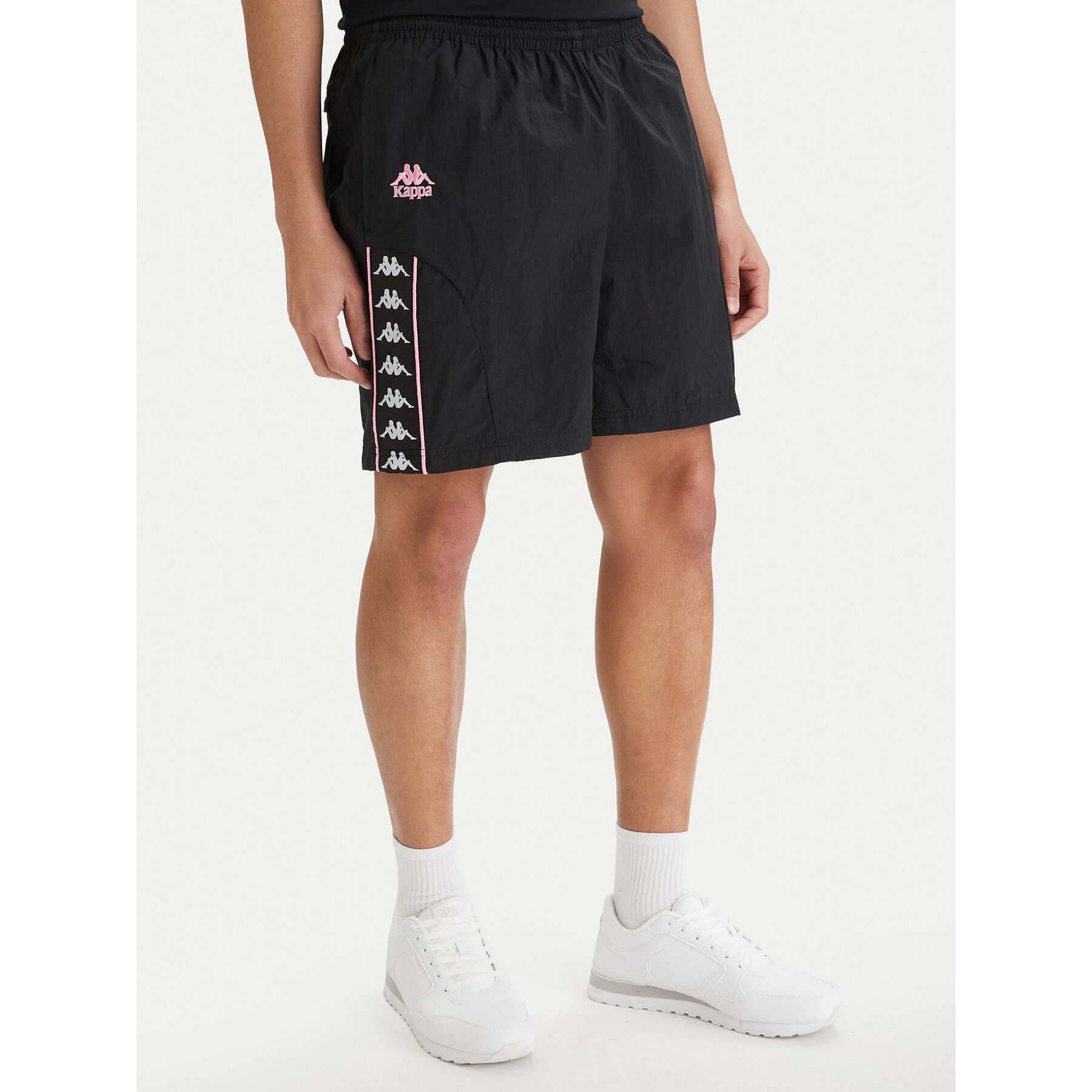 Kappa Sportske kratke hlače 322B8GW Crna Comfort Fit