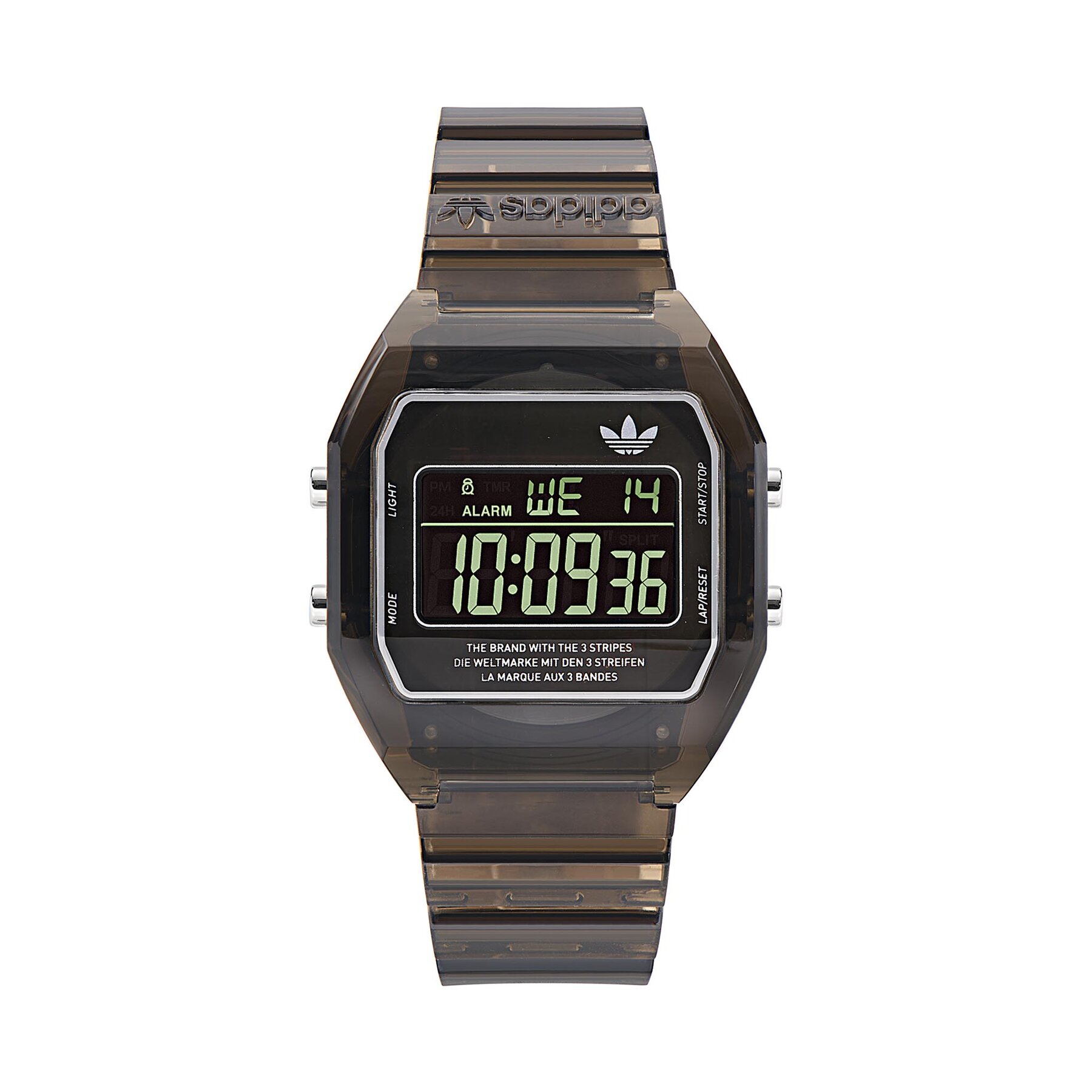 Ρολόι adidas Originals Digital Two Crystal AOST24064 Μαύρο