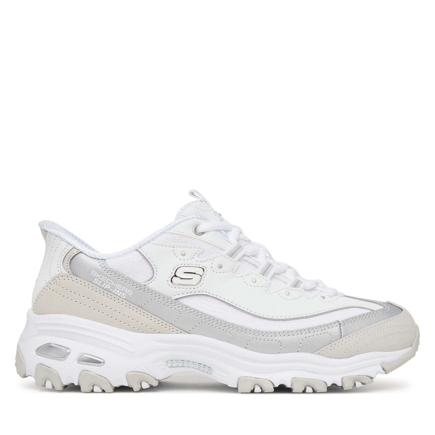 Sneakers Skechers D'lites 150537 Alb